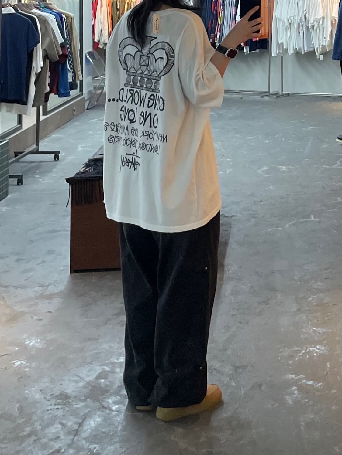 스투시 윈월드 반팔 H1242 상품이미지2