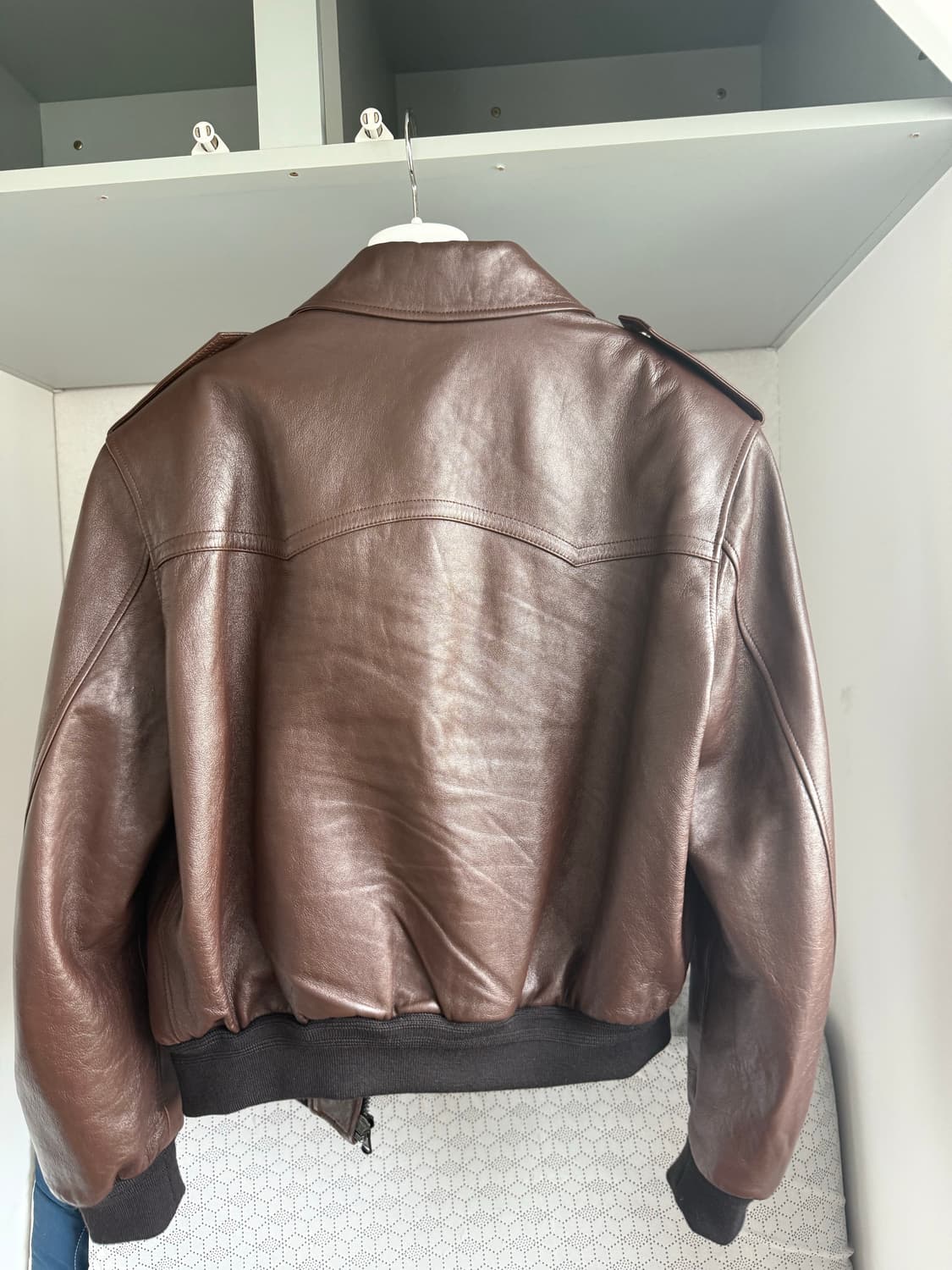 렉토 에폴렛 가죽자켓 S사이즈 팝니다 상품이미지7