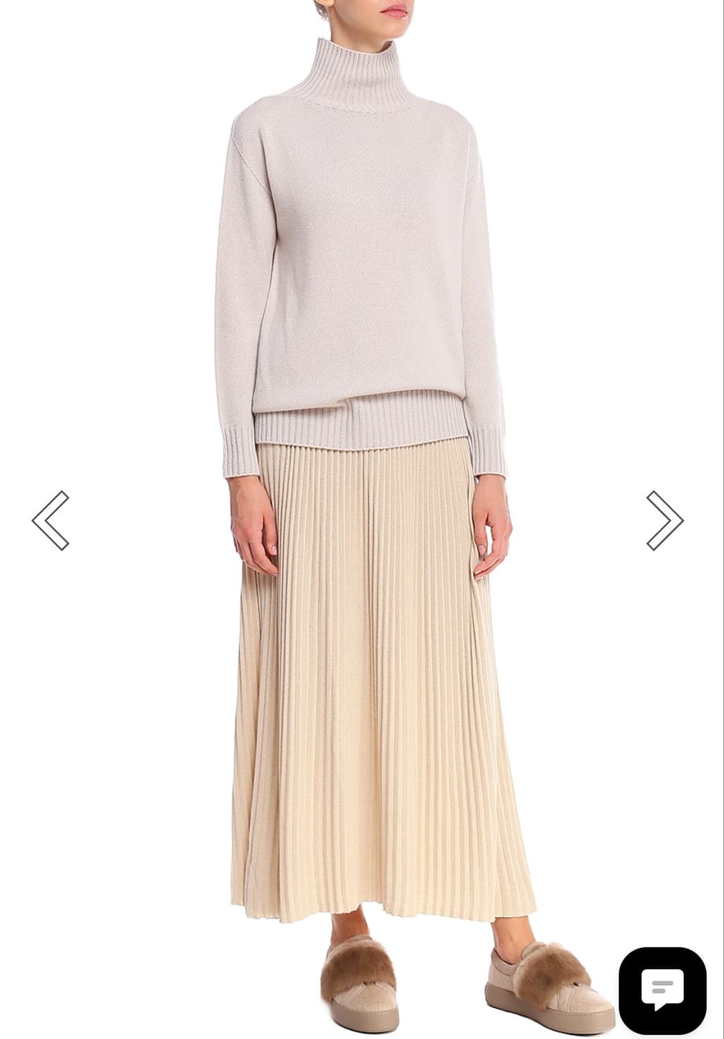 막스마라 위켄드 플리츠 니트 롱 스커트 XS사이즈 상품이미지1