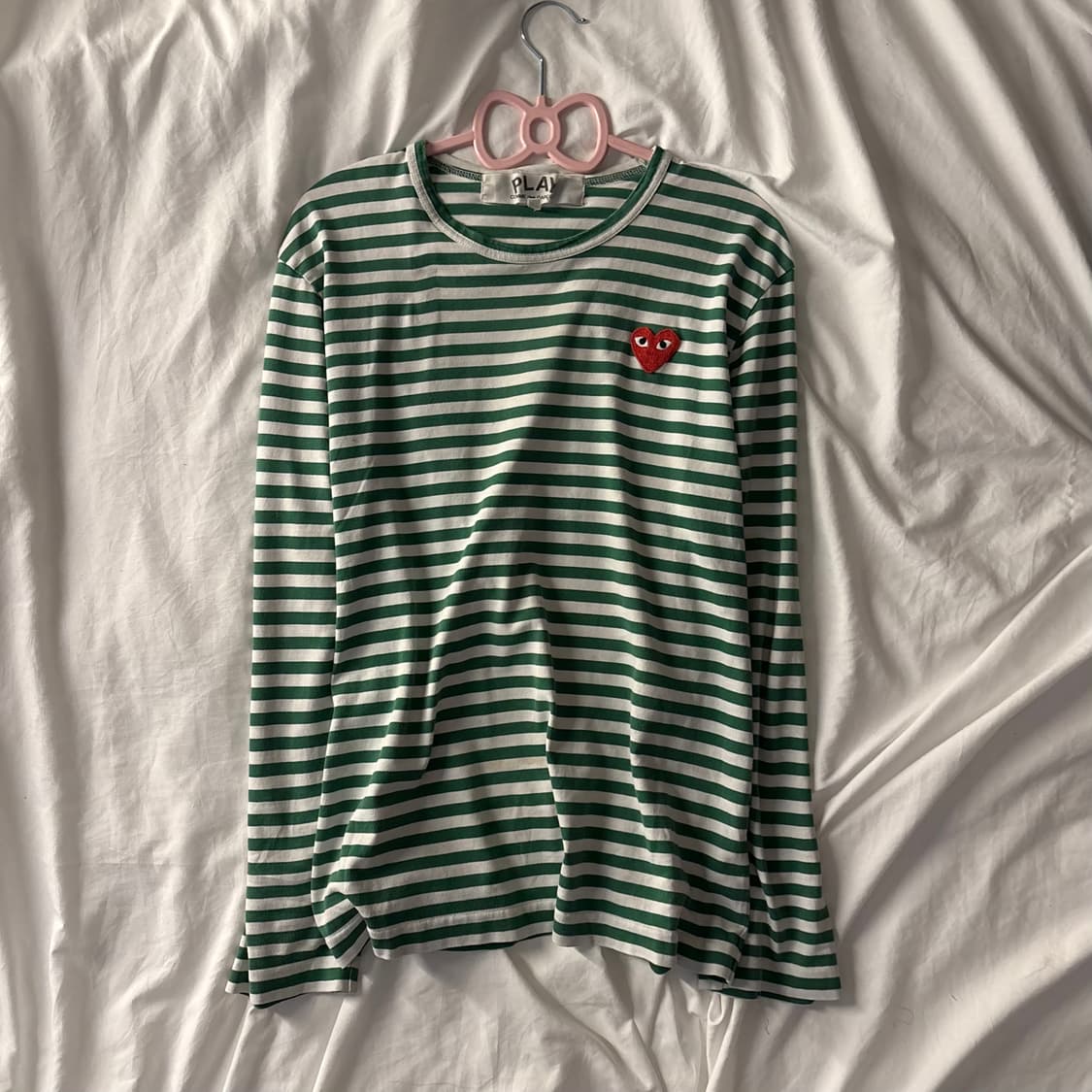 꼼데가르송 그린 단가라 롱슬리브 상품이미지1