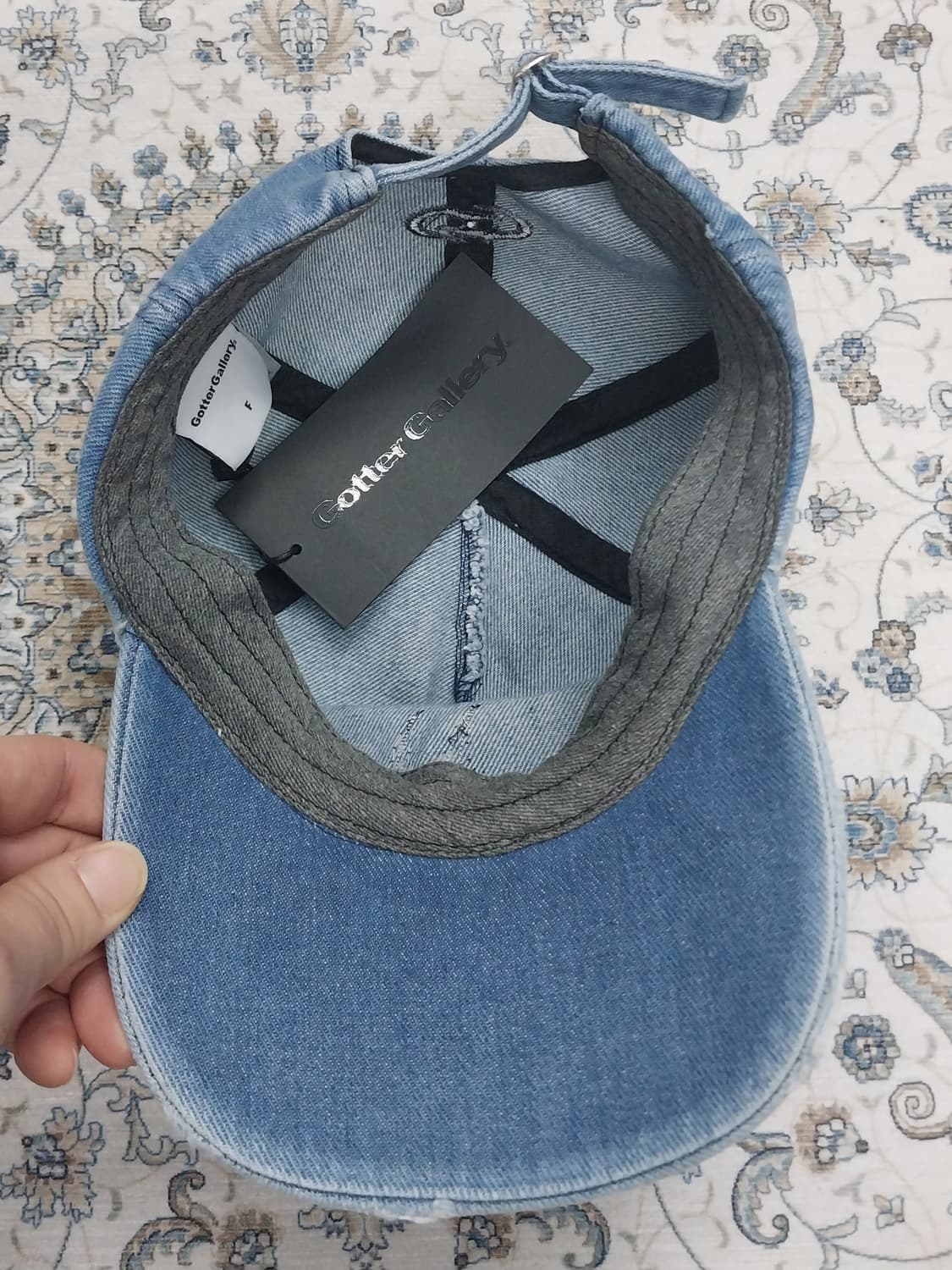 (새상품) 가터갤러리 데님 볼캡 상품이미지6