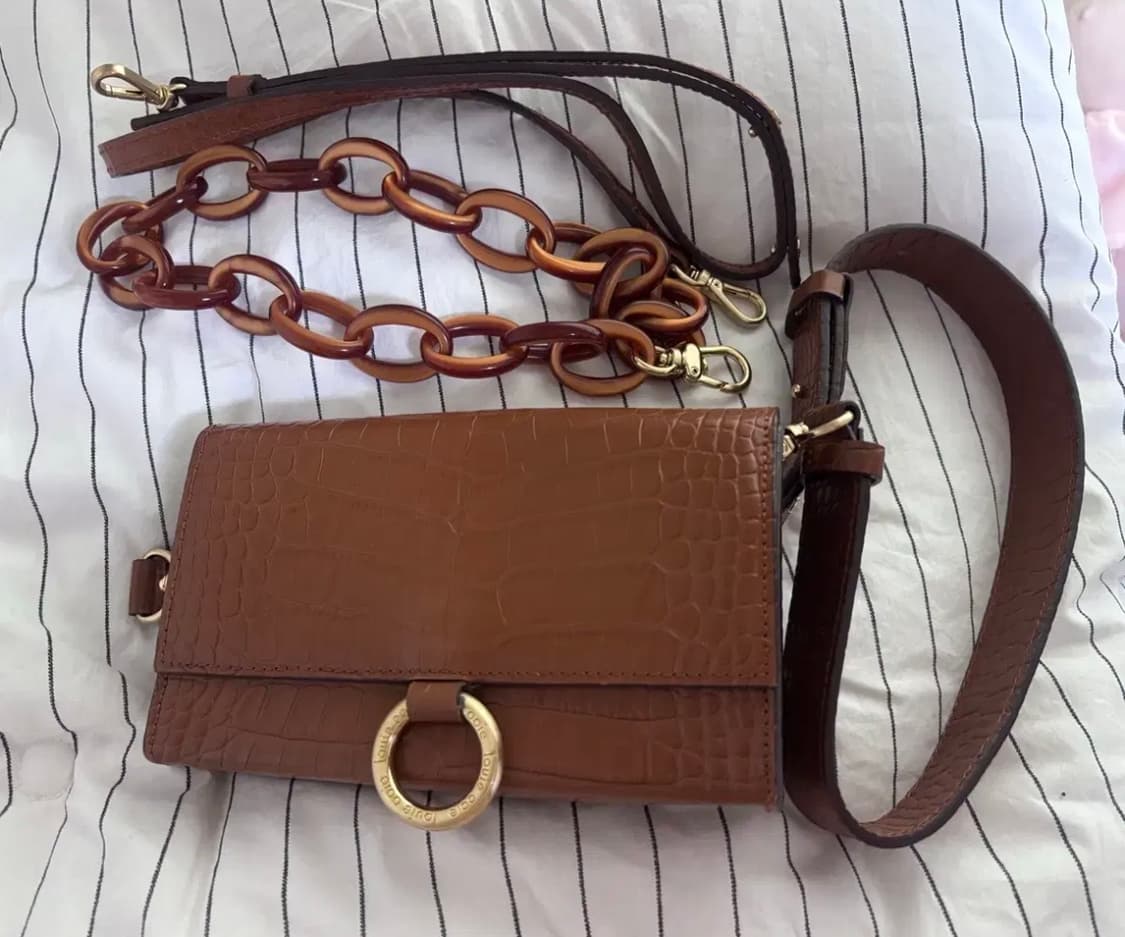 루이우이 니나백 크로스백 숄더백 브라운 상품이미지2