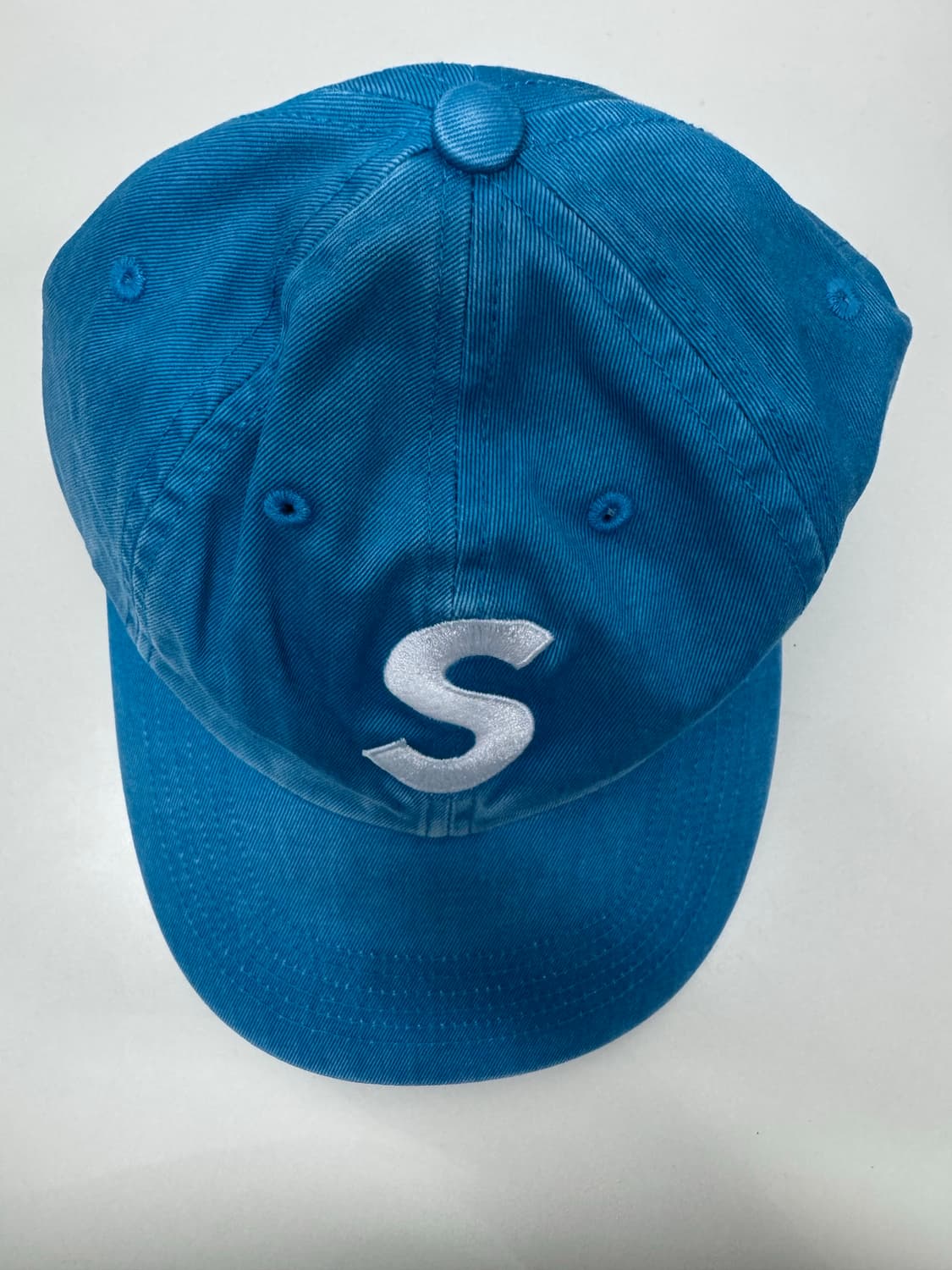 슈프림 S로고 캡 모자 블루 25ss 상품이미지2