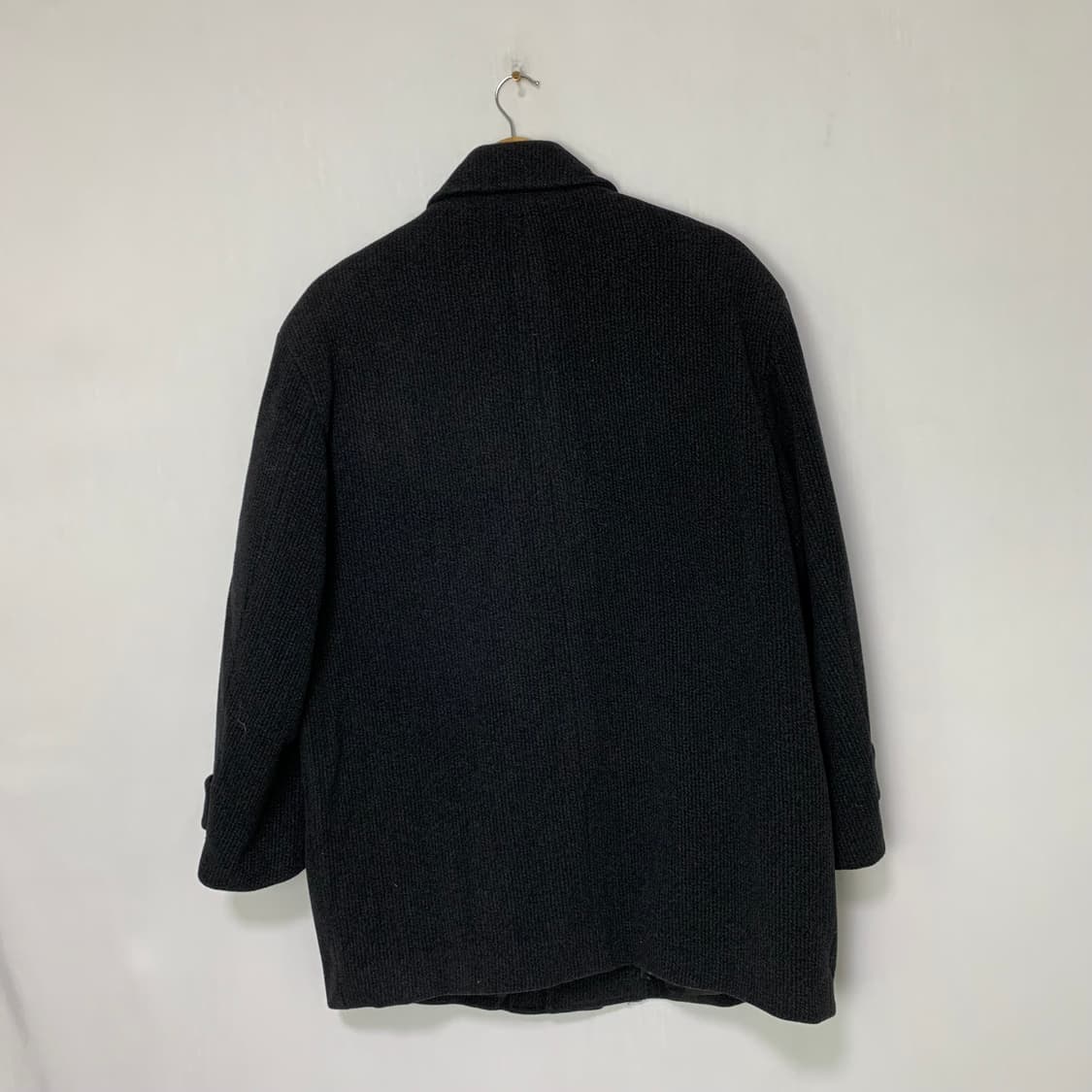 입생로랑 뿌르 옴므 빈티지 모직 하프 코트 차콜 상품이미지3