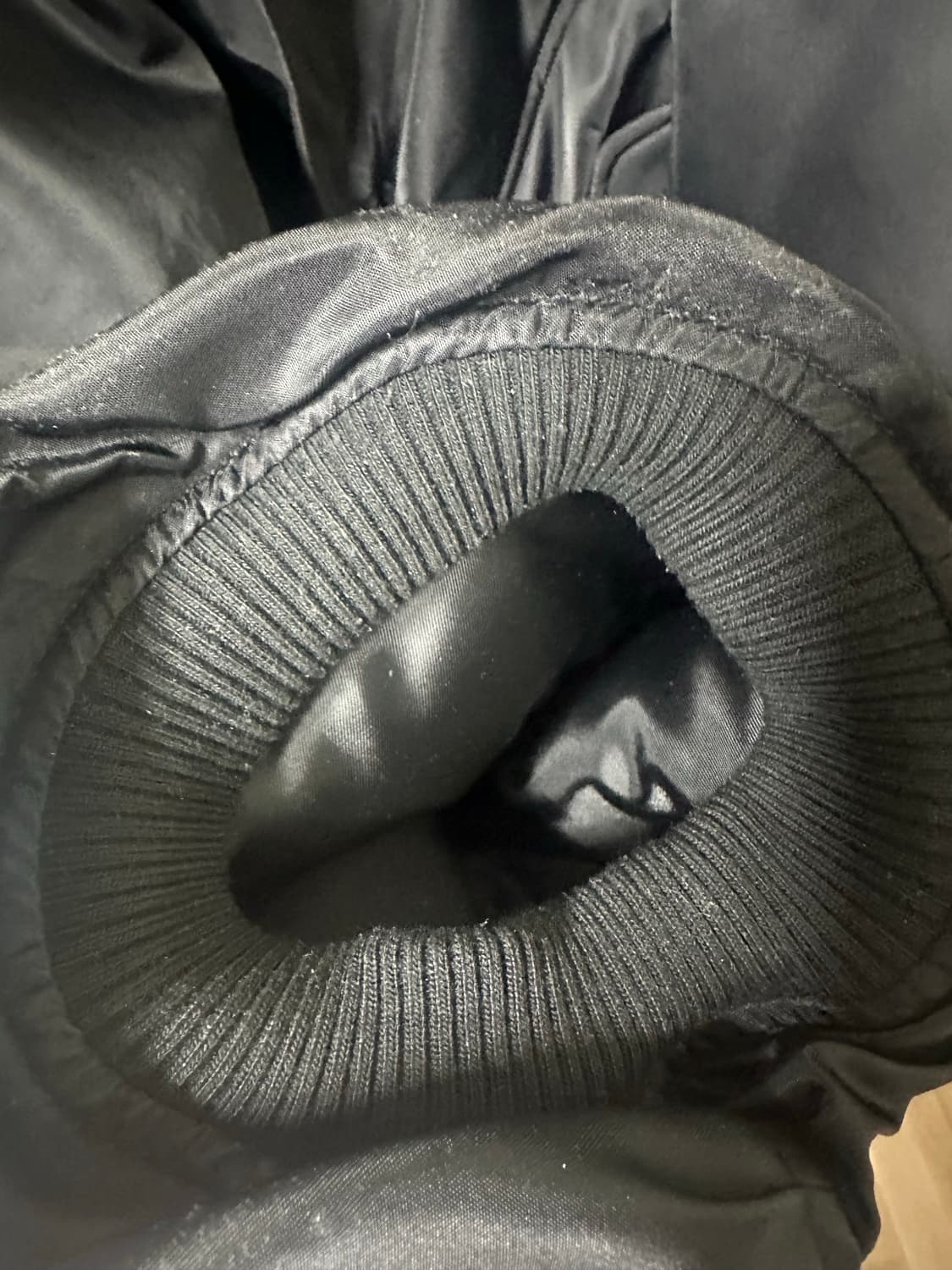 [1]파아카이브 오버사이즈 후드 봄버 블랙 상품이미지7