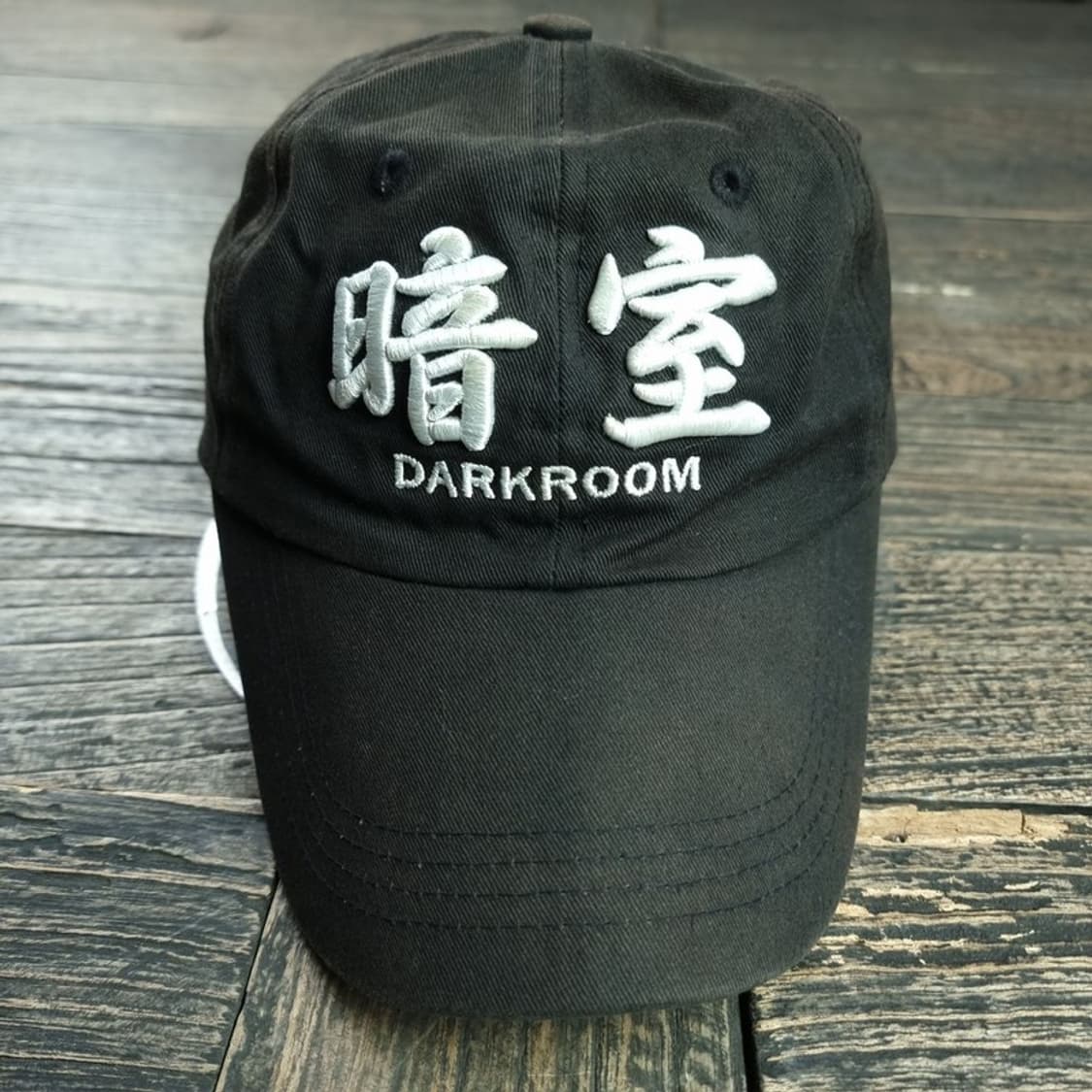 [다크룸 스튜디오] 빅로고 자수 볼캡 블랙 M19585 상품이미지2