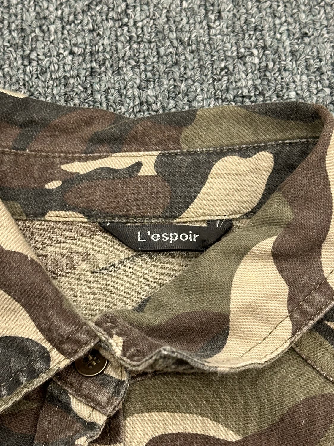 M)Japanese Vintage 여성 밀리터리 포켓 셔츠 상품이미지4