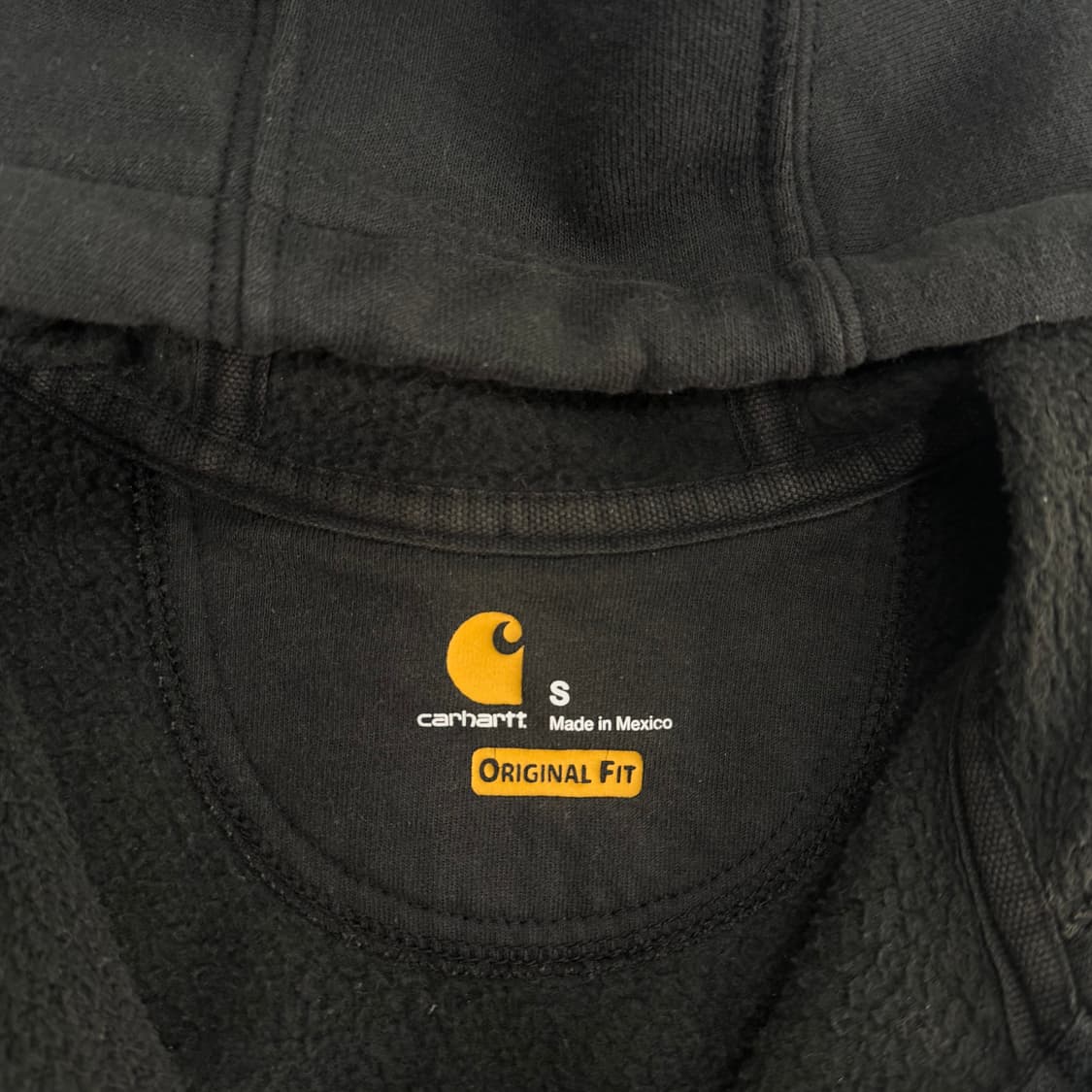 Carhartt 칼하트 오리지날핏 차콜 후드집업 상품이미지5