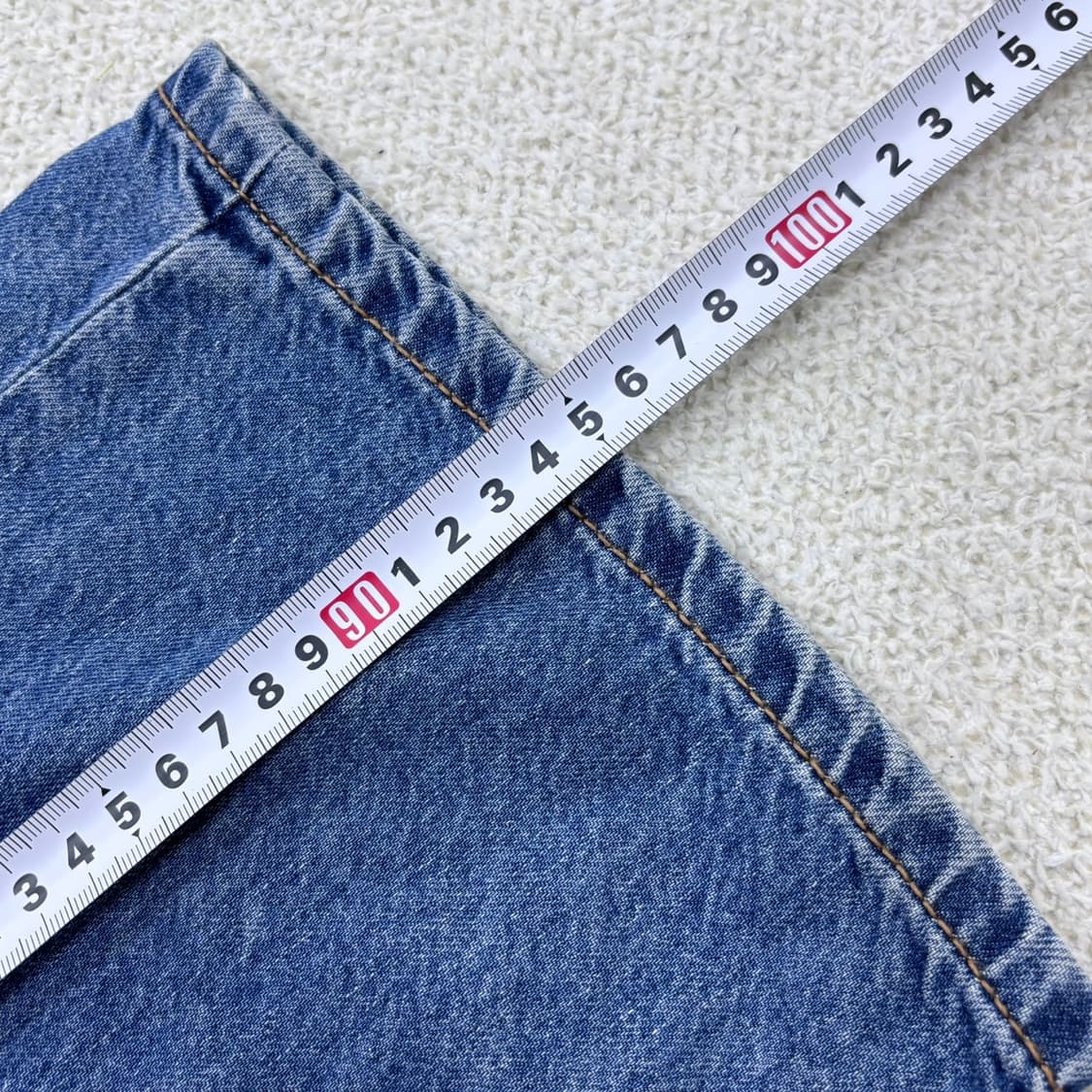 75-95 빈티지 와이드 데님 팬츠 0427E 상품이미지6