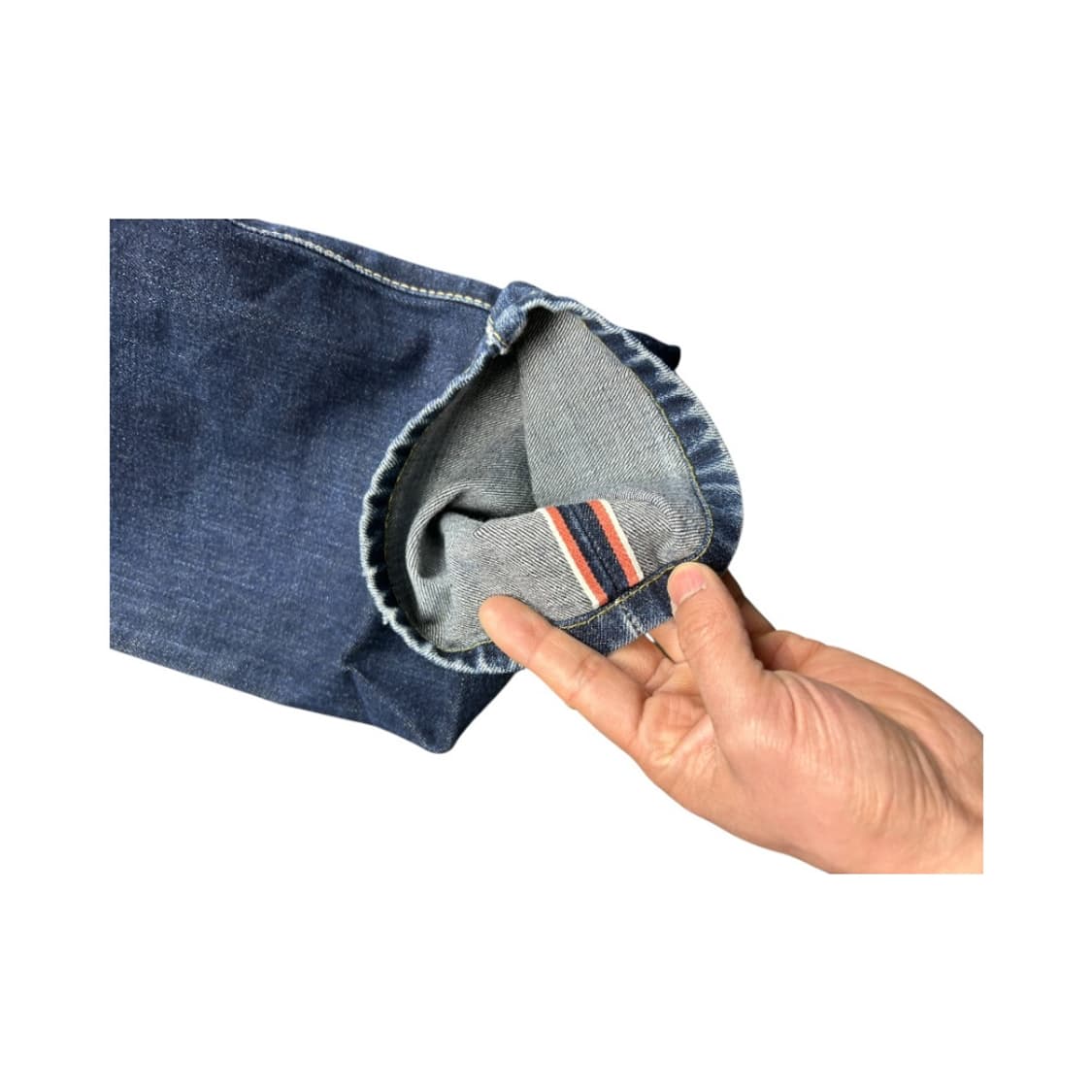 S) 에드윈 셀비지 인디고 신치백 데님팬츠 BD-048 상품이미지6