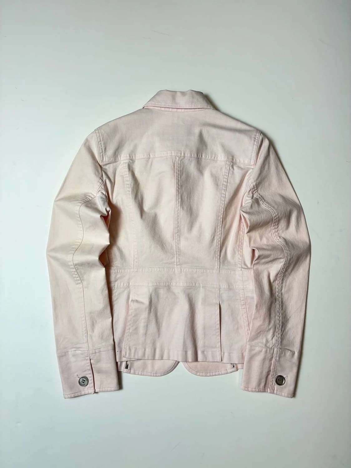버버리 00's 재팬 핑크 숏 자켓 PN8267 상품이미지4