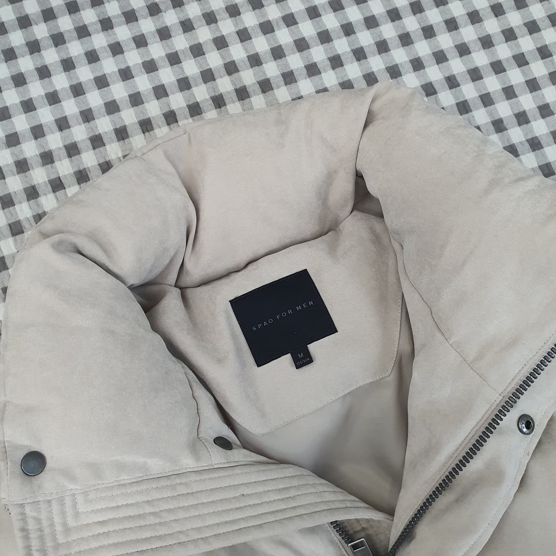 SPAO 스파오 스웨이드 푸퍼 점퍼 남자95~100 상품이미지2