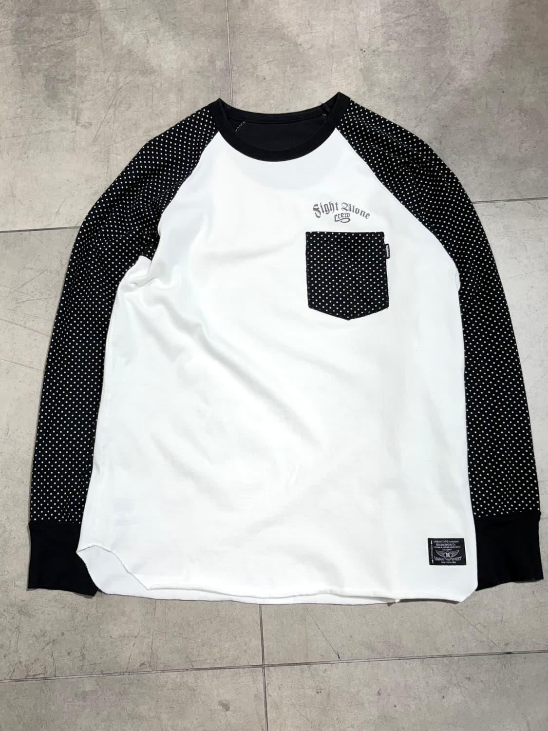 네이버후드 베이스볼 도트 땡땡이 티셔츠 슬리브 상품이미지1