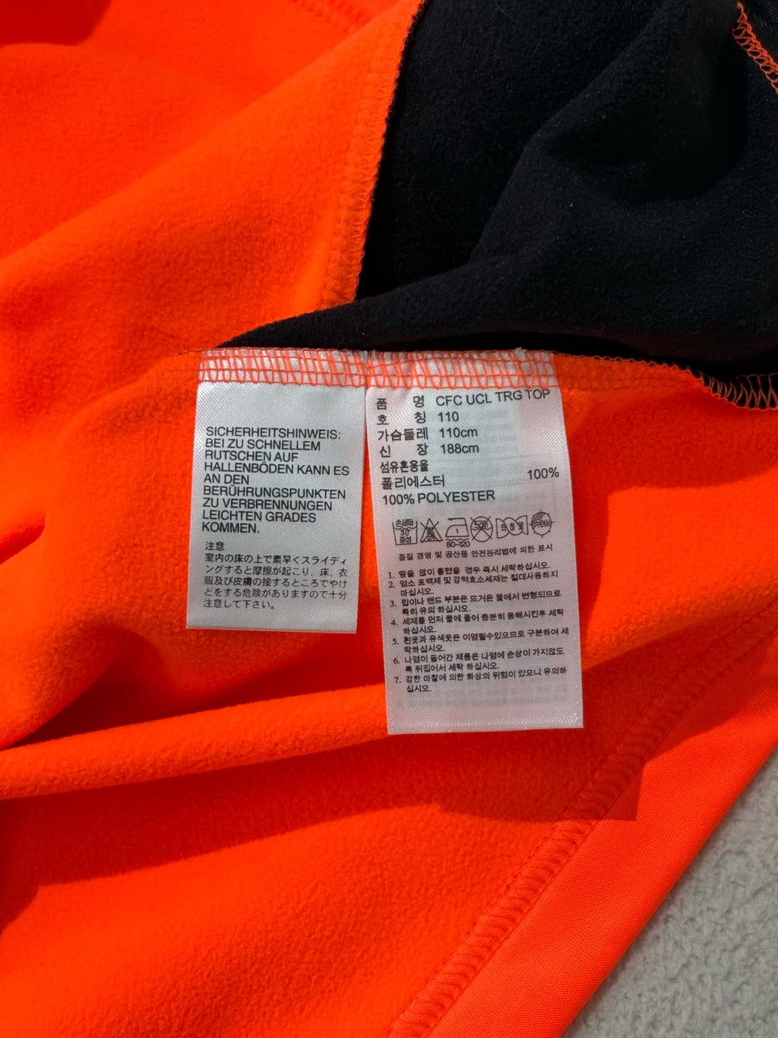 아디다스 챔스 첼시 트레이닝탑 웜업 축구 유니폼 져지 110 상품이미지3