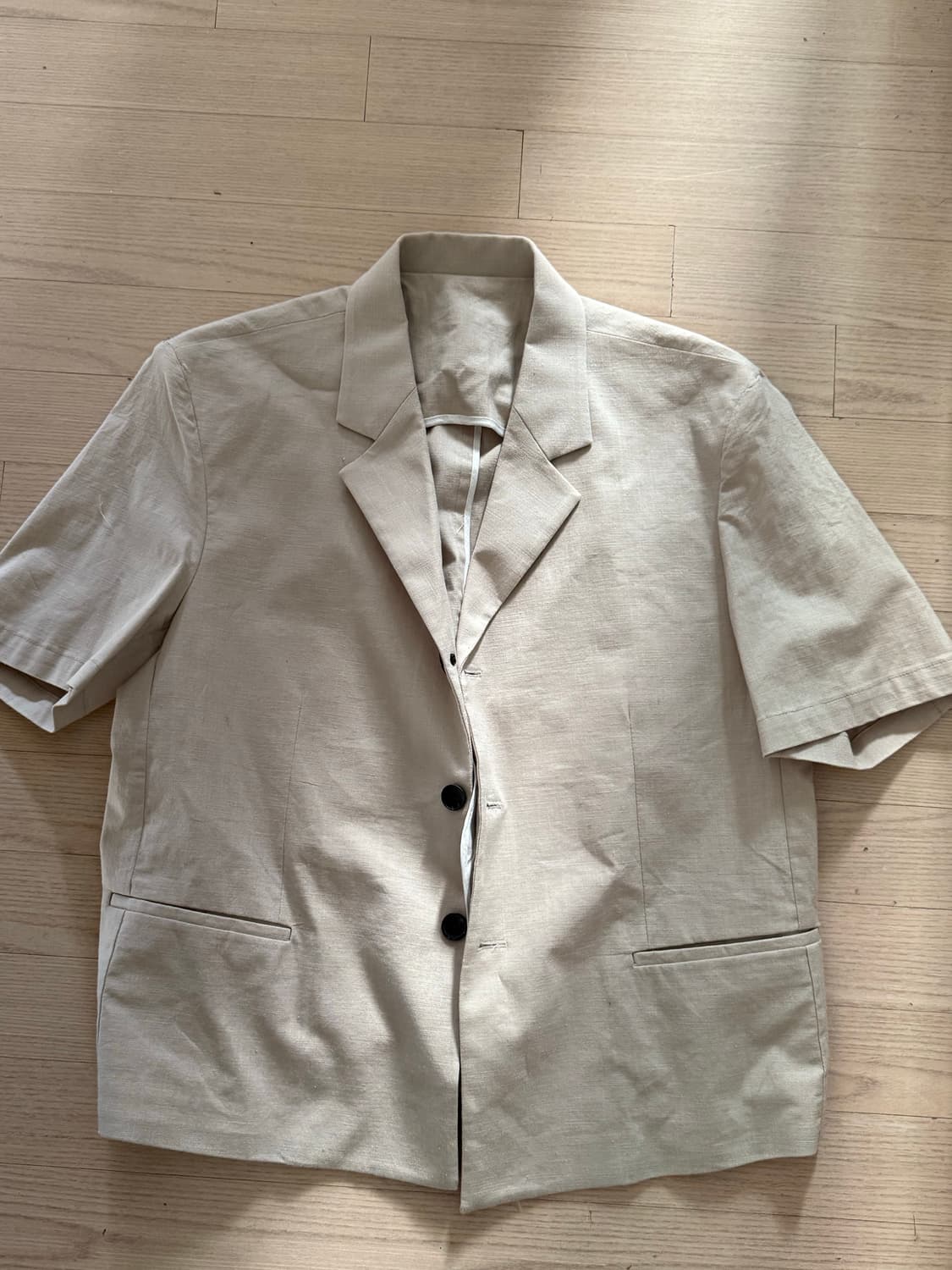 반팔 카라 반팔셔츠 (남친룩) 상품이미지1