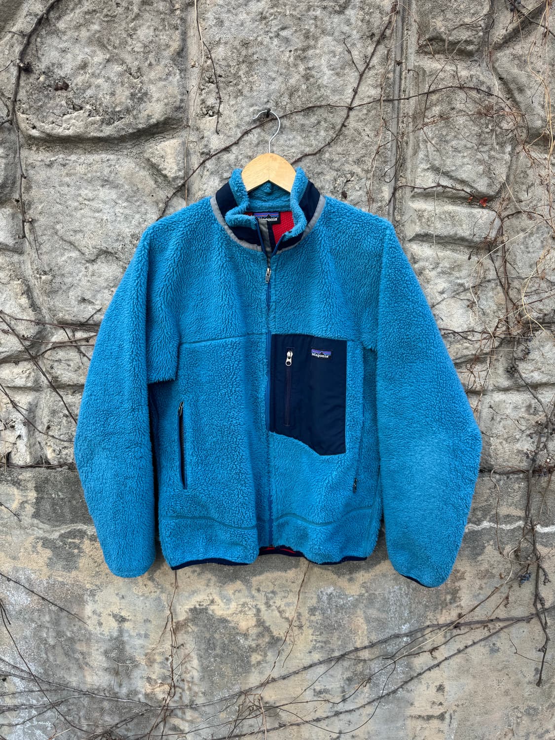 15fa 파타고니아 언더워터블루 레트로x 딥 파일 플리스 후리스 자켓 상품이미지1