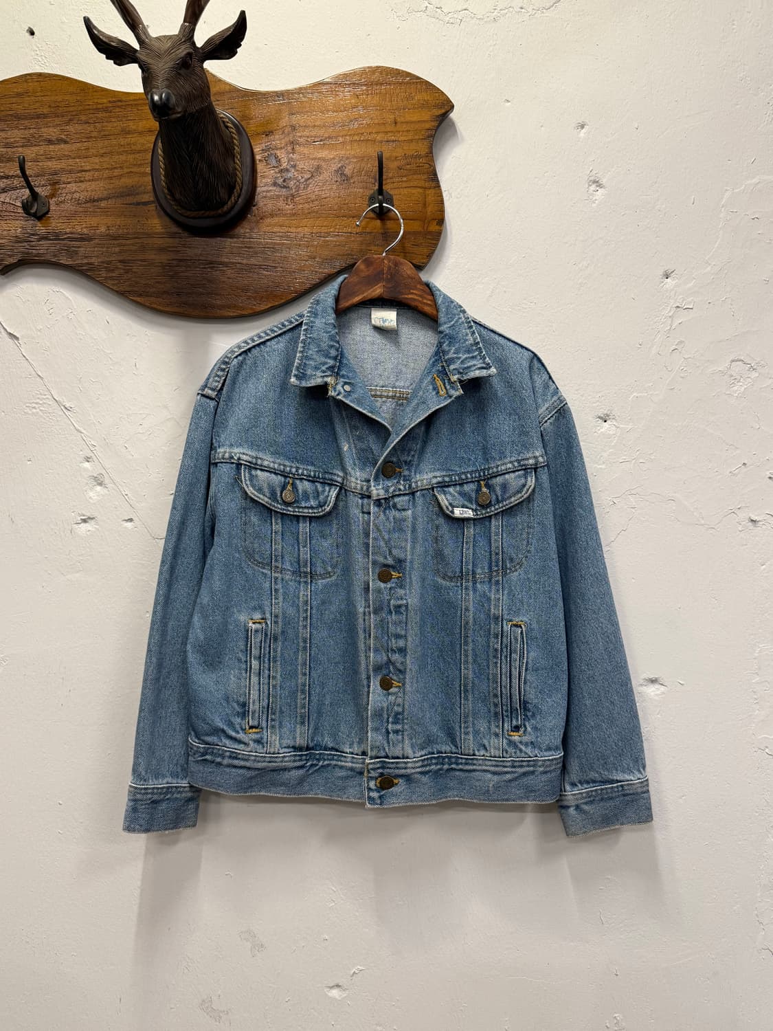 55) USA LEE Denim Trucker Jacket 상품이미지1