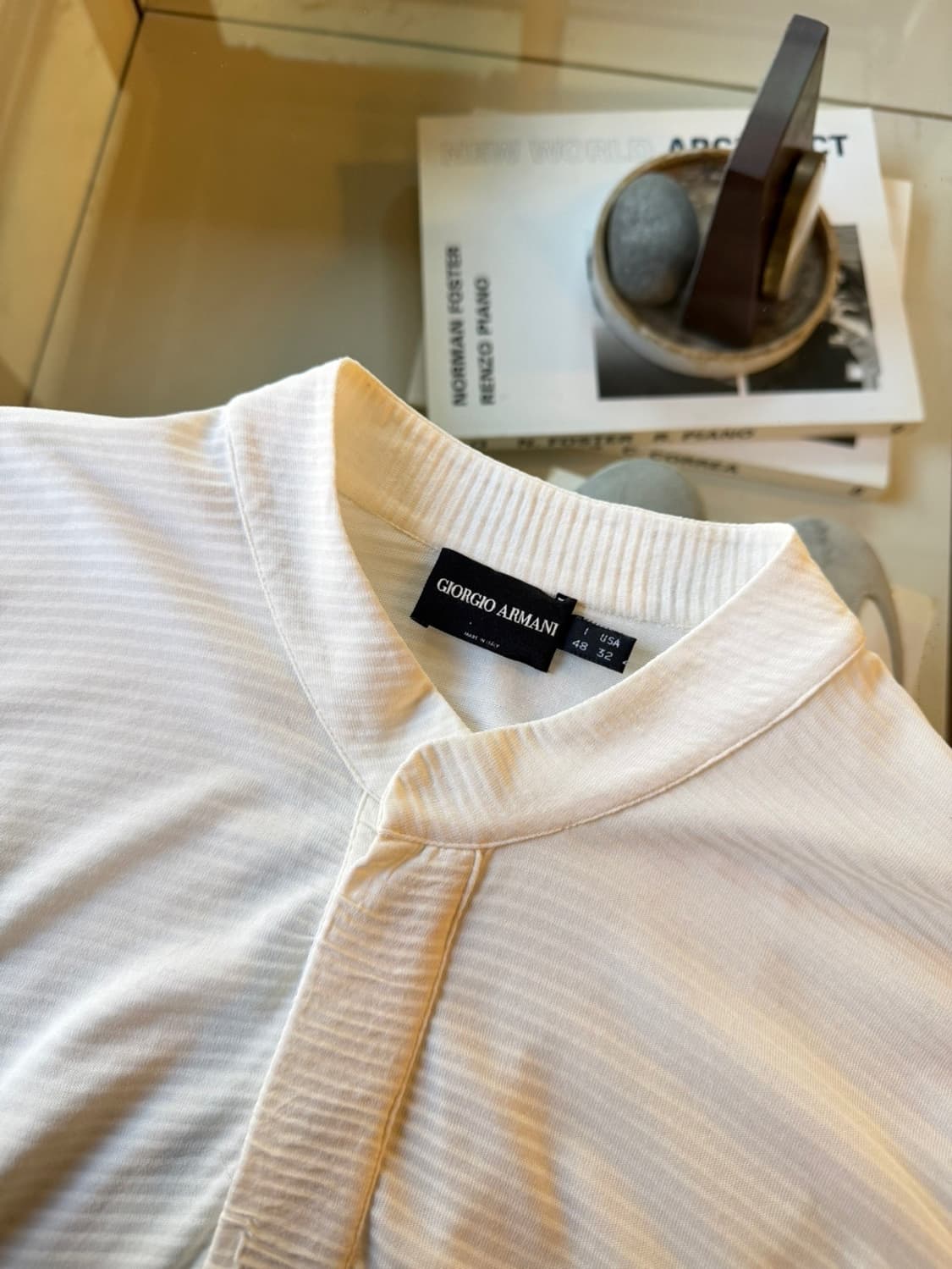 조르지오 아르마니 헨리넥 롱슬리브 티셔츠 100 상품이미지8