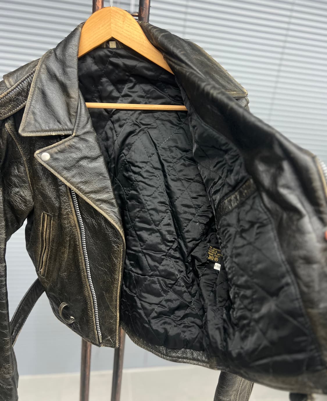 빈티지 더블 라이더 숏 자켓  상품이미지3