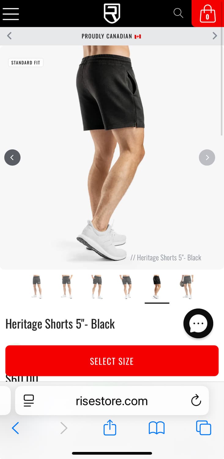 Rise 헤리티지 5인치 쇼츠 S 상품이미지5