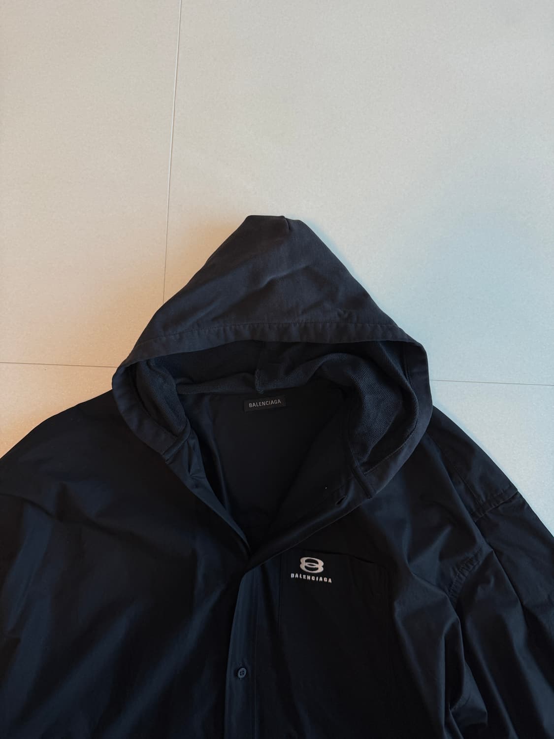 발렌시아가 트롱프뢰유 후드 셔츠 상품이미지2