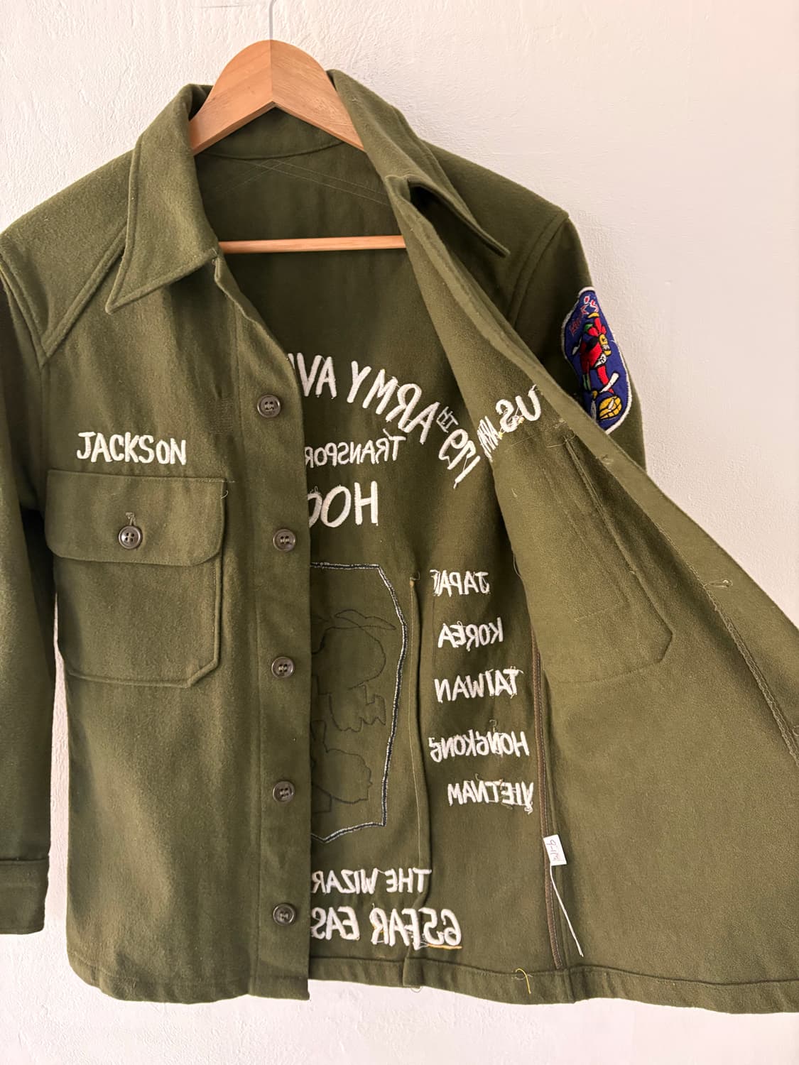 50-60's U.S Army og-108 tour wool shirt 상품이미지9