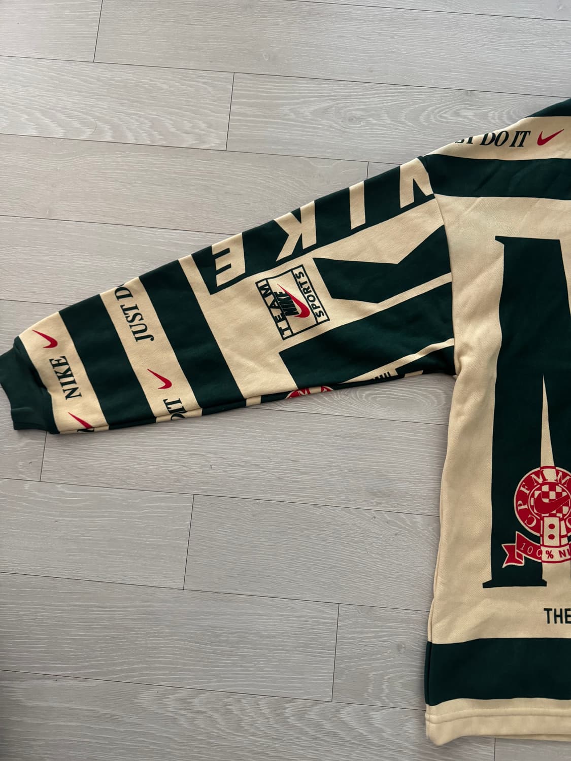 [M] 나이키 x CPFM 롱슬리브 폴로 내츄럴 US/EU 상품이미지2