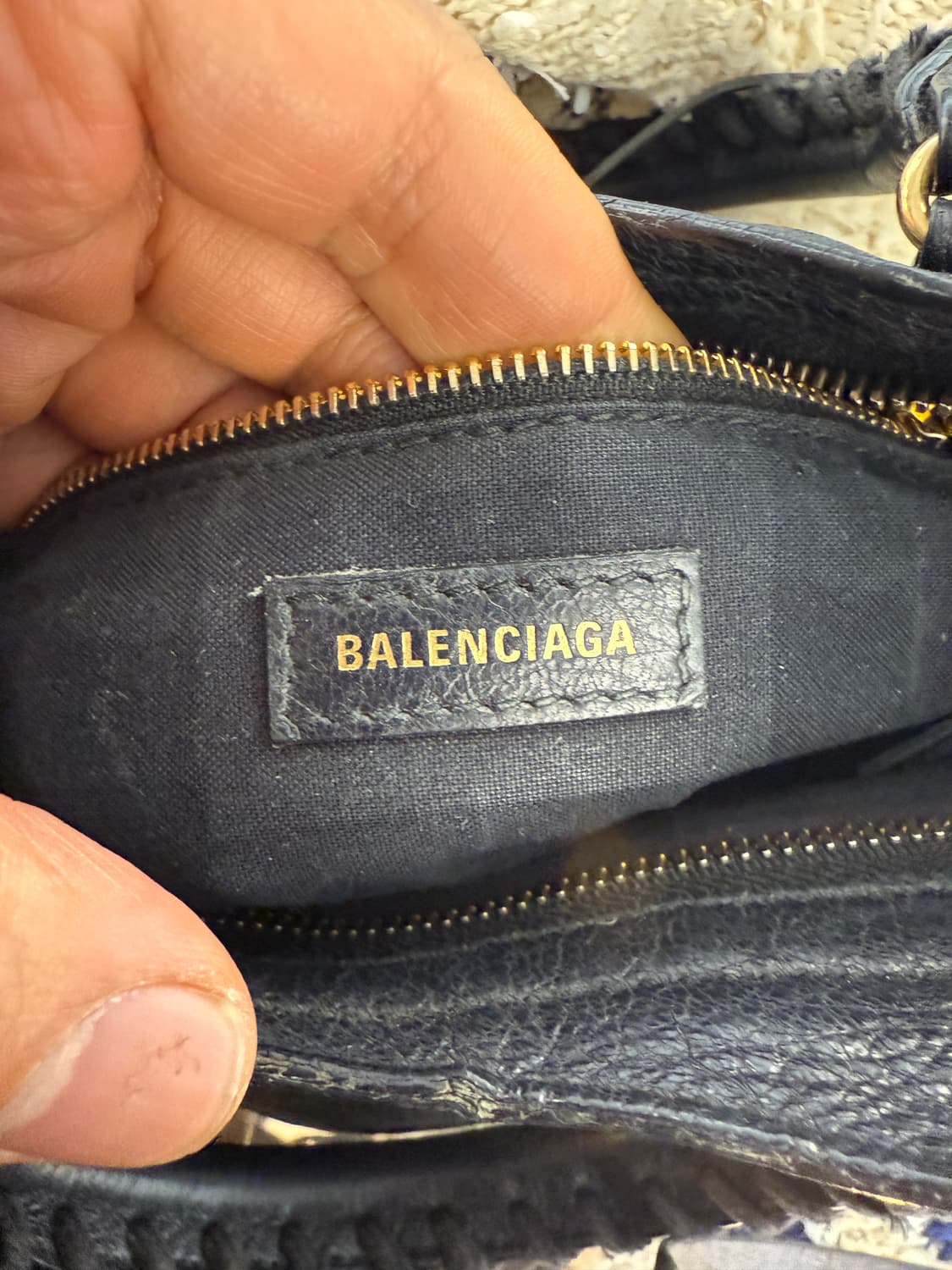 발렌시아가 정품 모터백 미니 블랙 상품이미지5