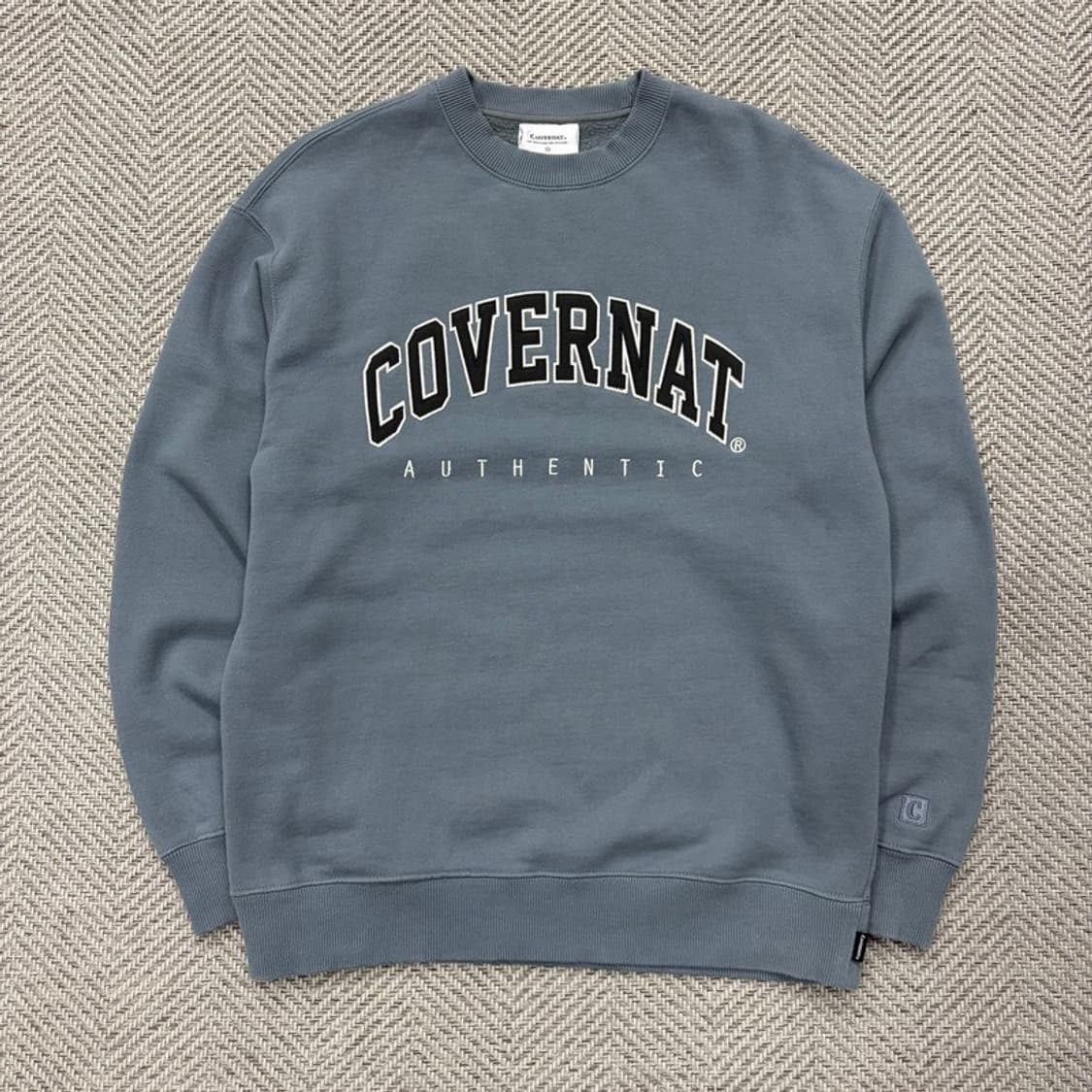 커버낫 베이직 로고 맨투맨 v2250 상품이미지1