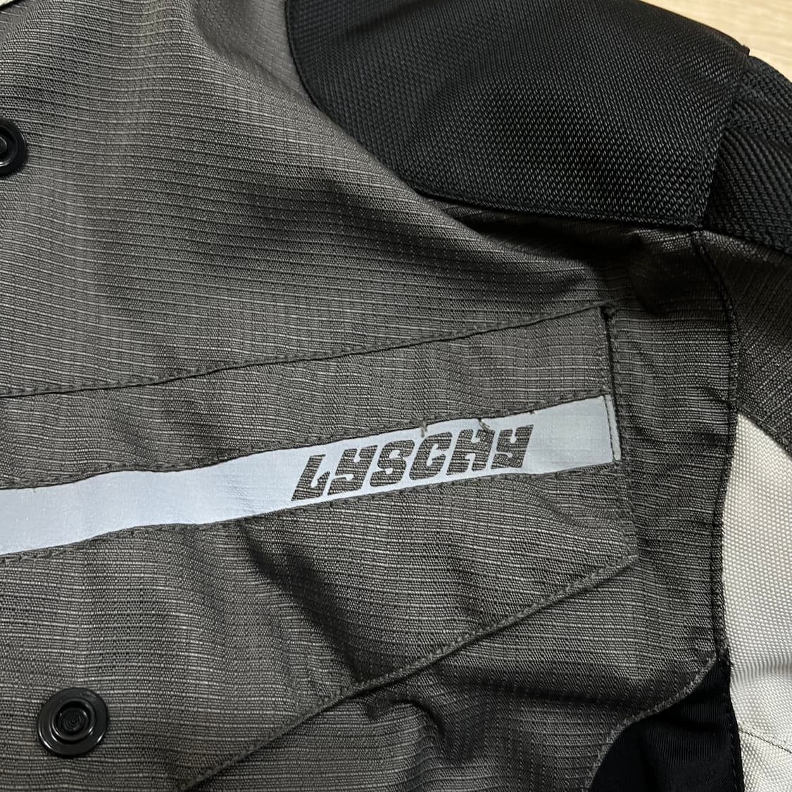 라이시 패드 패디드 오토바이 라이딩 바이크 바이커자켓 [그레이] 5XL 상품이미지6