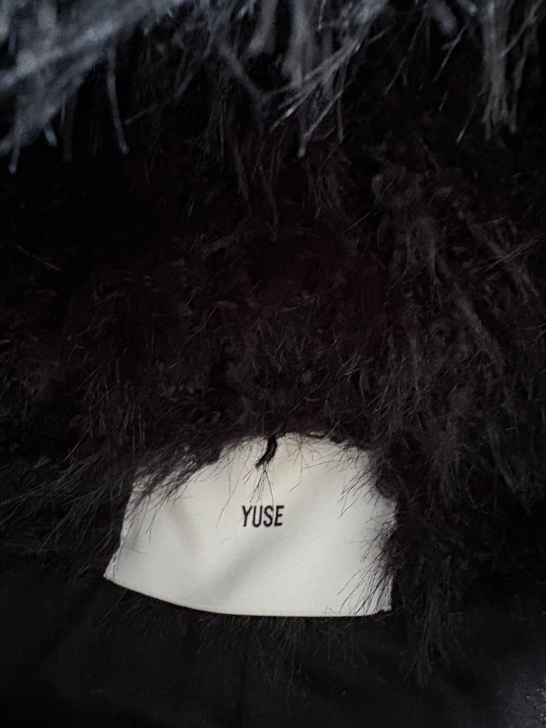 유즈 detachable hoodie fur short jacket  상품이미지5