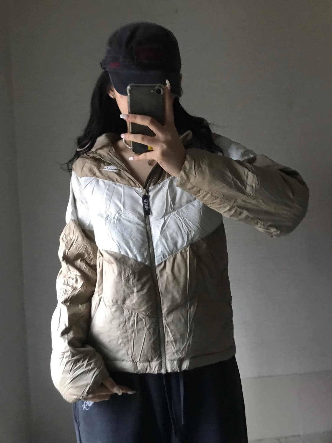 나이키 베이지 패딩 상품이미지6