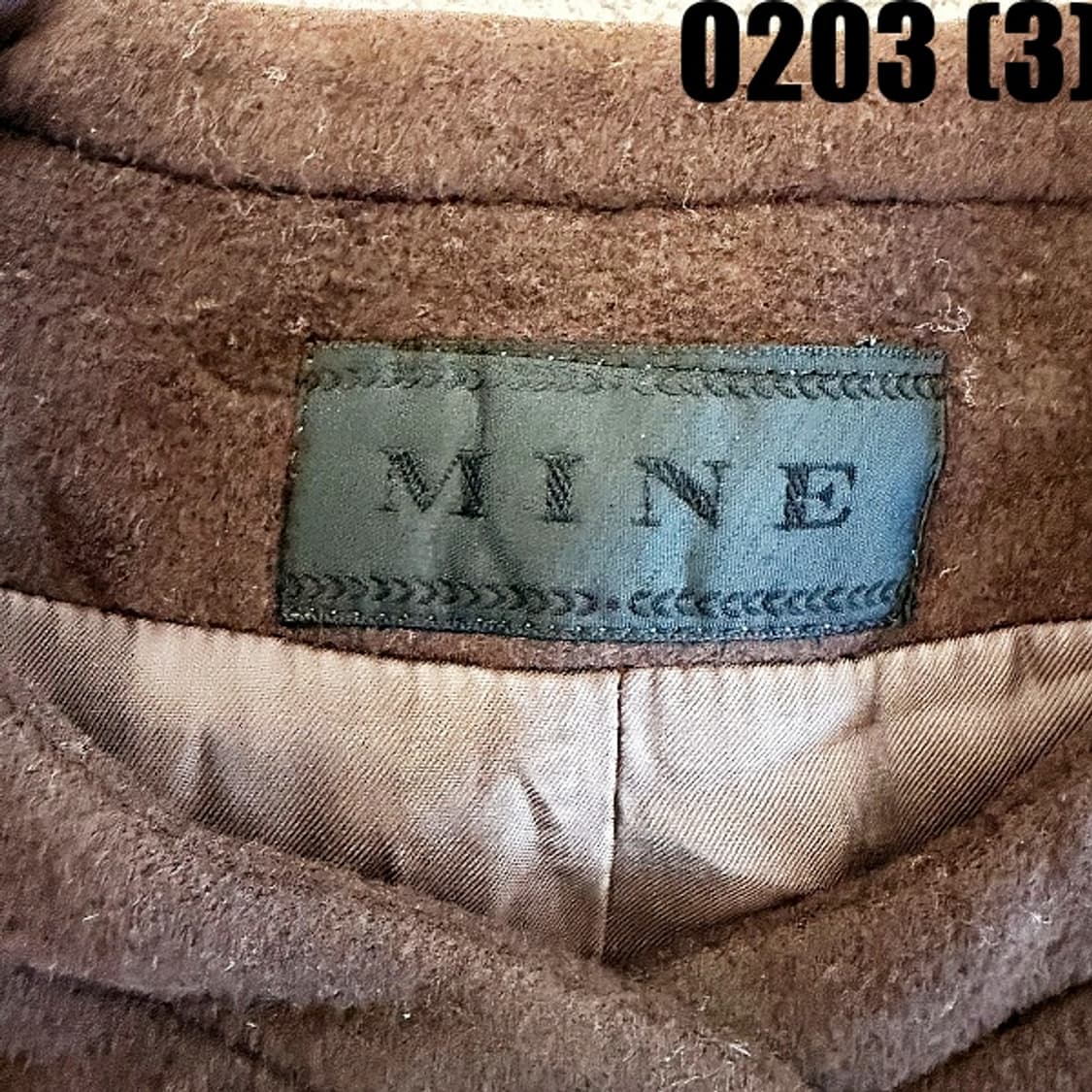 [실측확인] MINE 마인 여성 브라운 자켓 상품이미지3