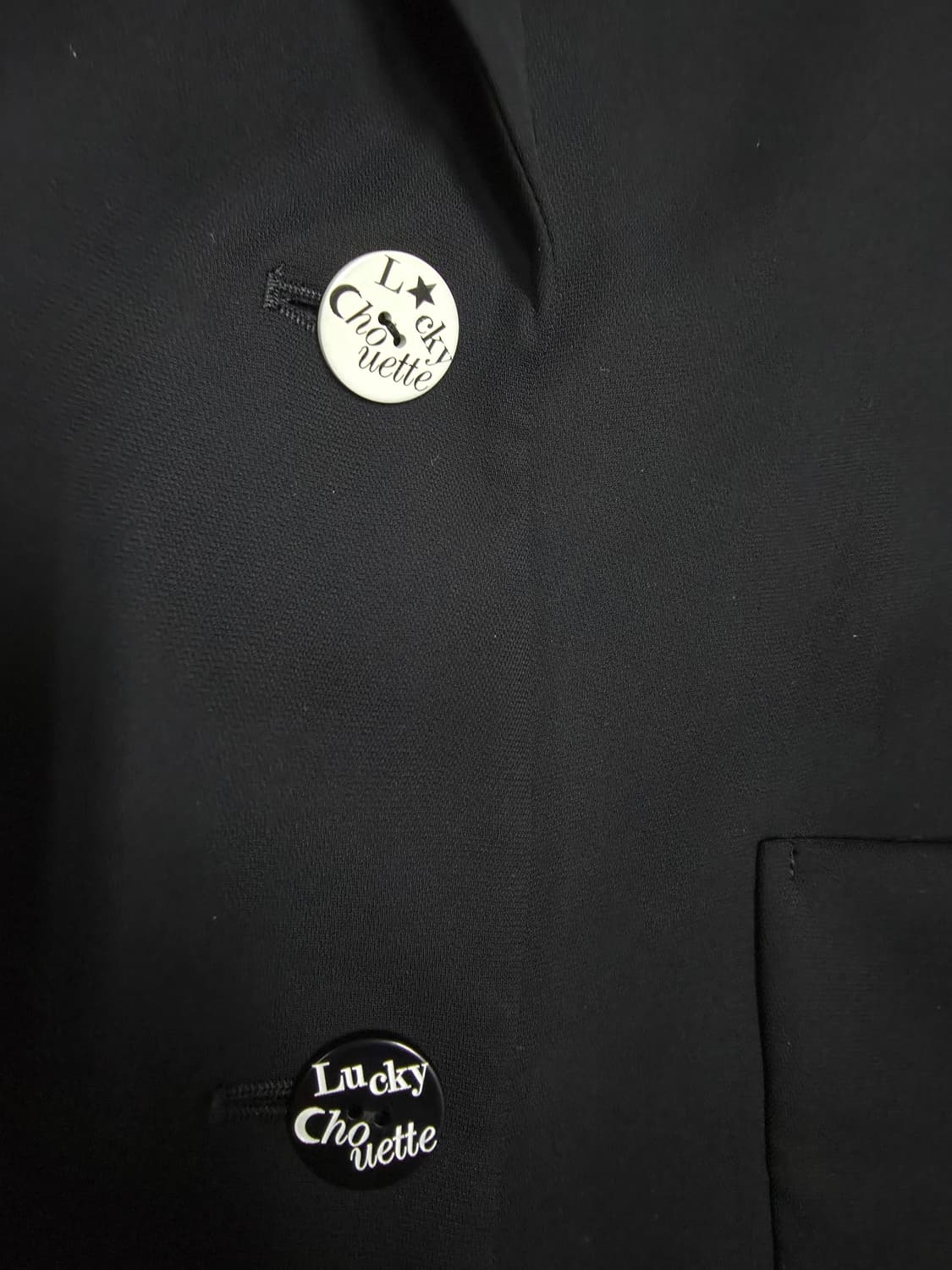 럭키슈에뜨 블랙 숏 자켓 상품이미지3