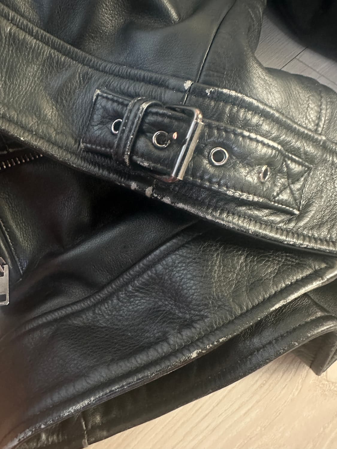 디젤 바이커 레더 자켓 상품이미지4