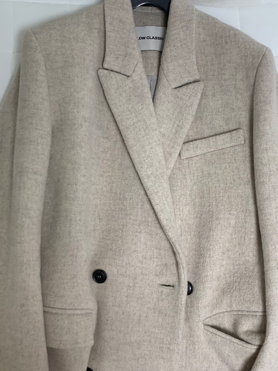 Low Classic 로우클래식 22fw 더블롱코트 s 사이즈 상품이미지3