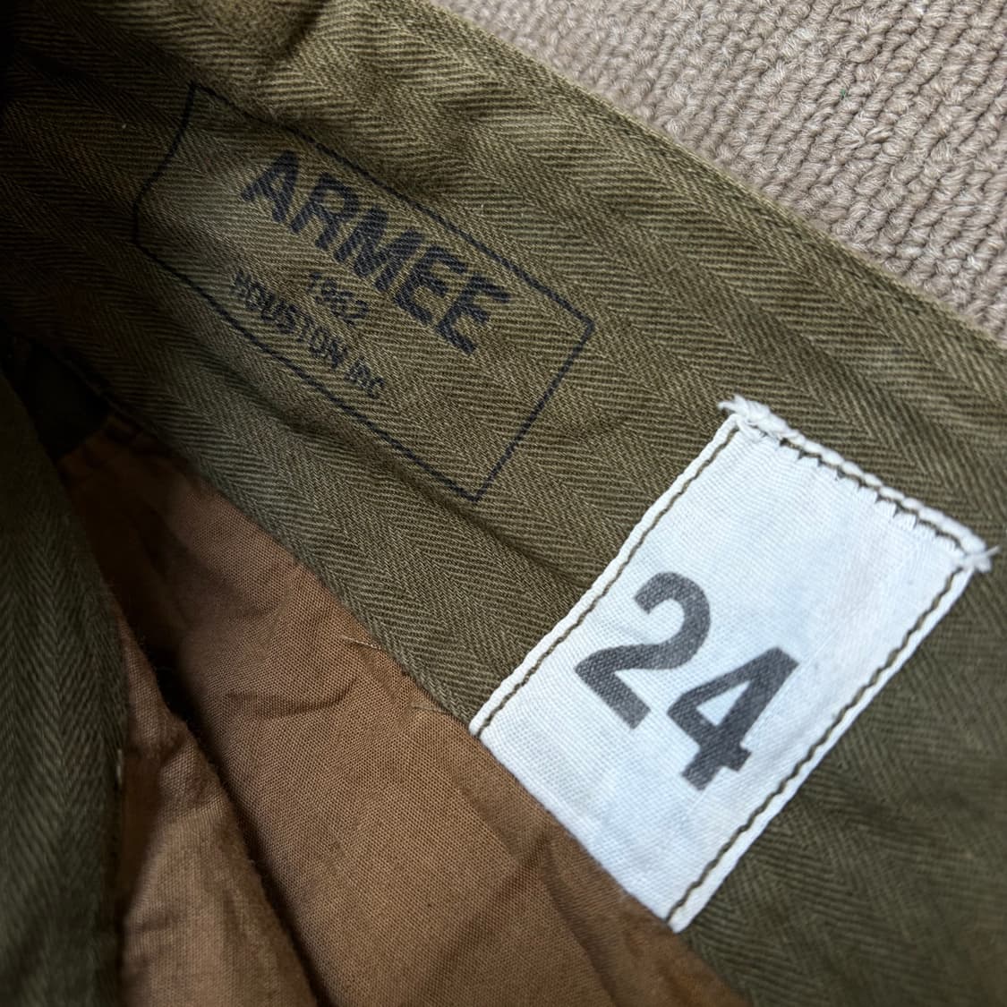 HOUSTON inc japan m-47 프랑스군 복각 빈티지 팬츠 상품이미지3