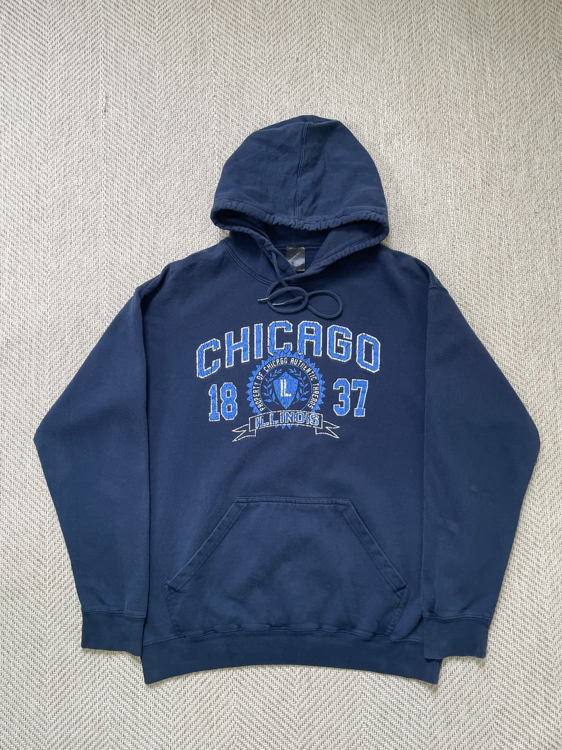 빈티지 Chicago 1837 후드 스웻  상품이미지1