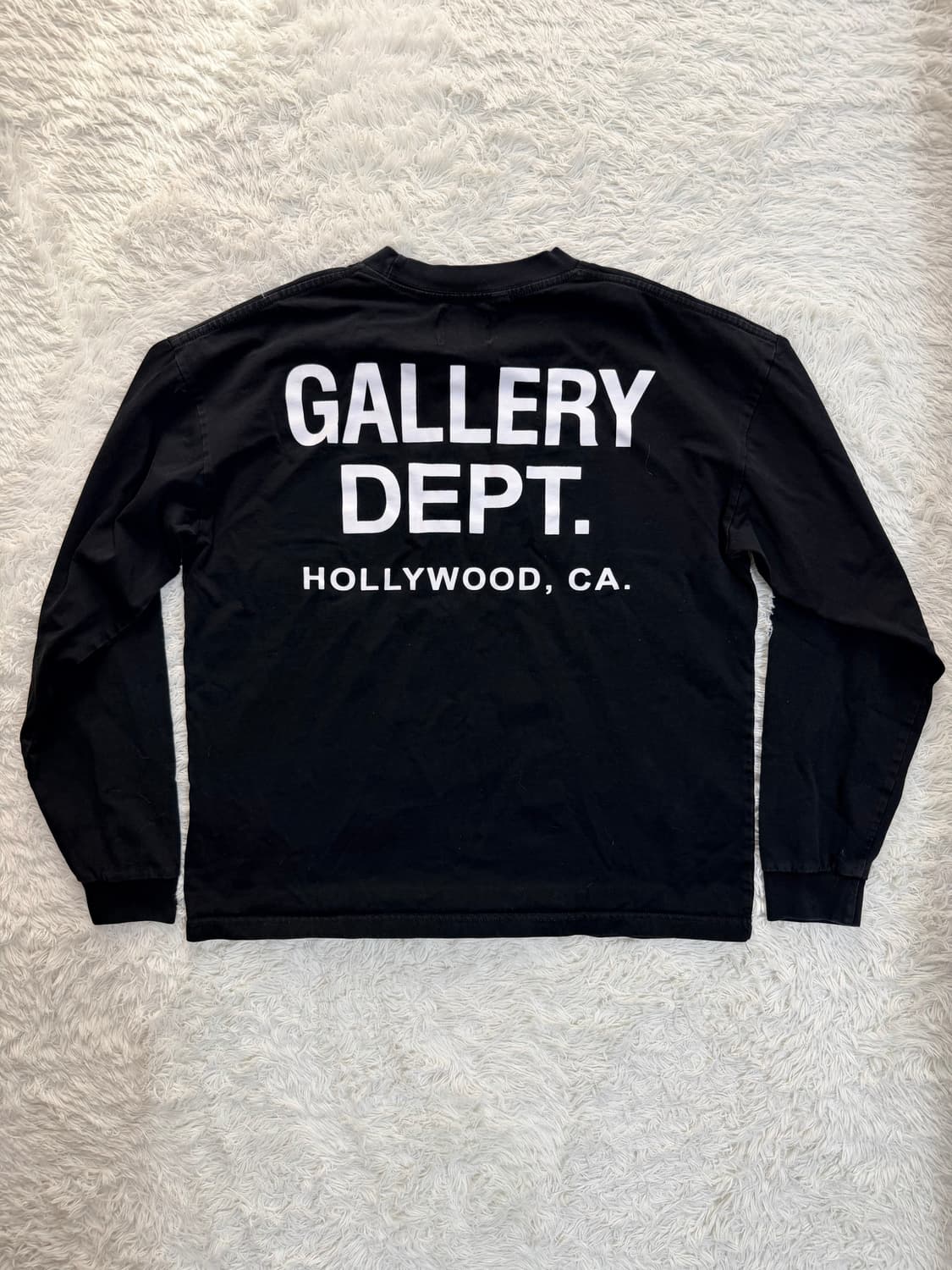 갤러리 디파트먼트(Gallery Dept.) 롱슬리브 티셔츠 - Blac 상품이미지1