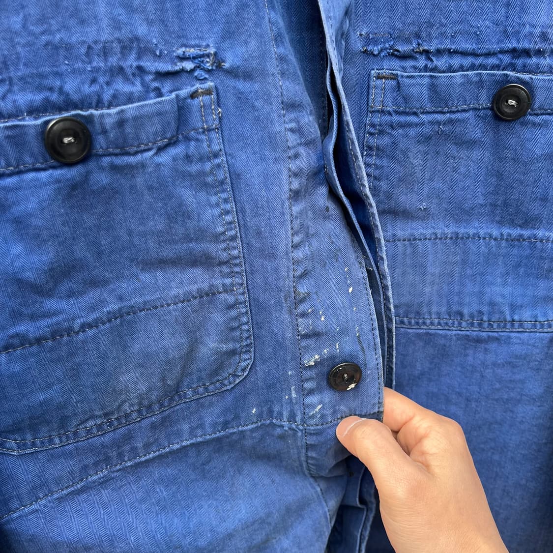 빈티지 HBT 프렌치 워크 자켓 (100-105) 상품이미지5