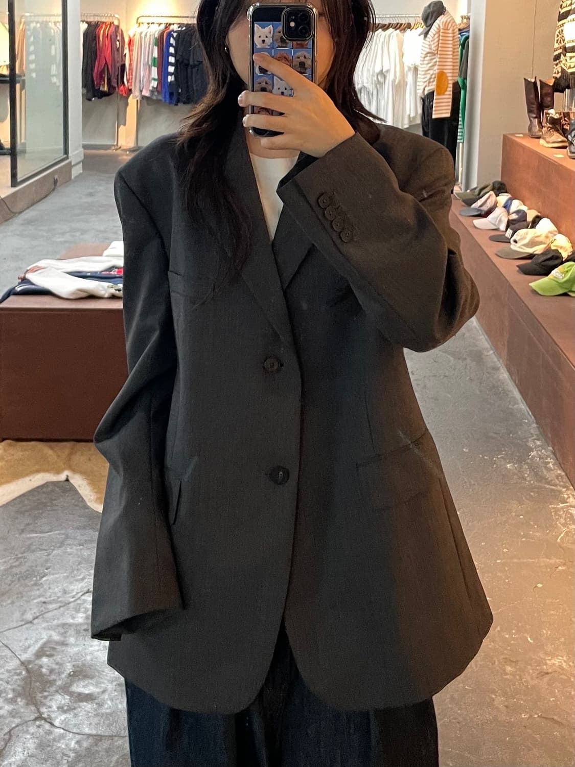 인사일런스 오버핏 블레이져 H98 상품이미지1