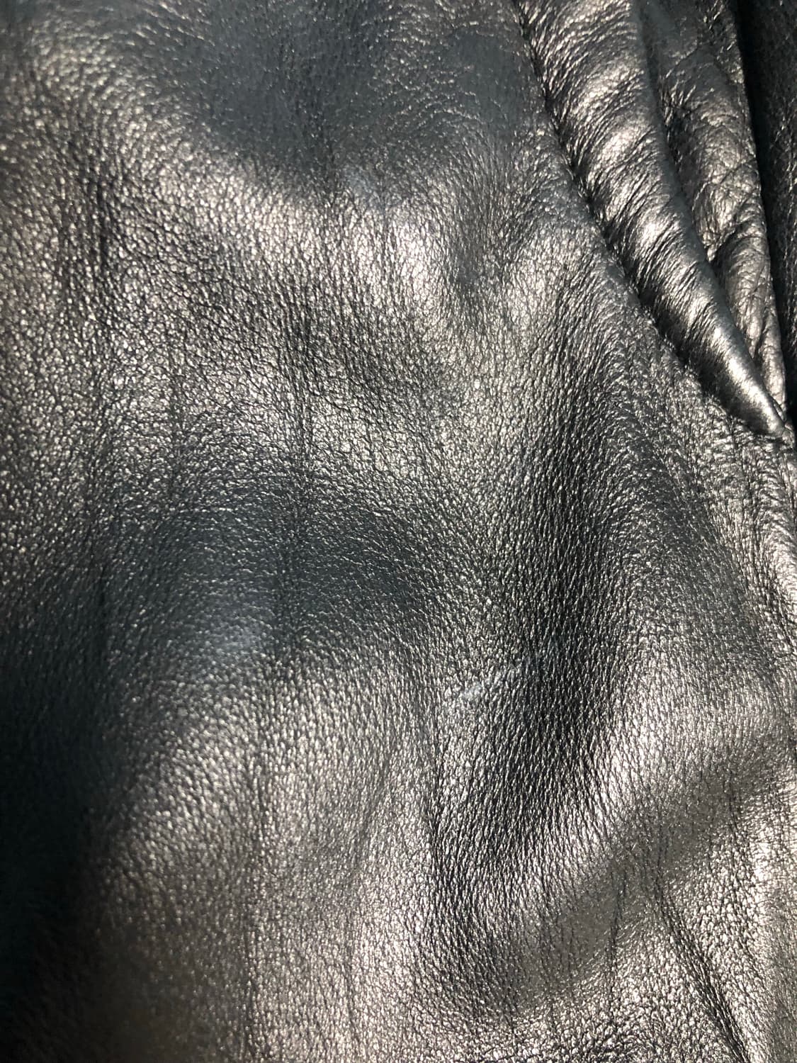 빈티지 구제 y2k 리얼 레더 라이더 크롭 가죽 자켓 상품이미지6