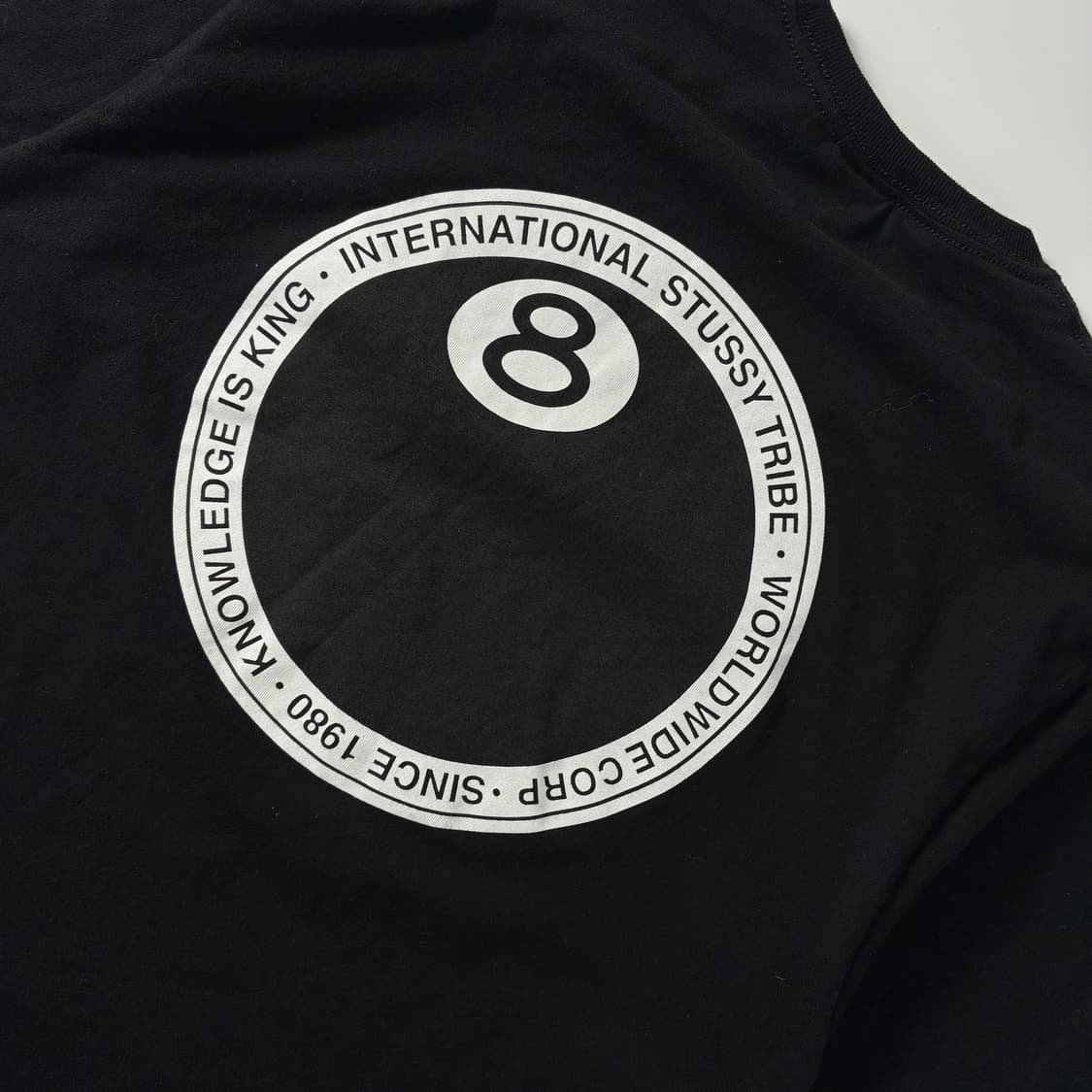 Stussy  스투시 8볼 닷 블랙 반팔티셔츠  상품이미지5