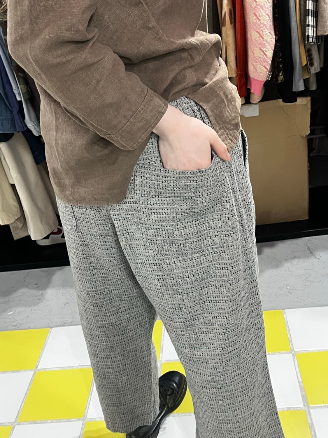 Issey miyake 이세이미야케 플랜테이션 린넨 코튼 팬츠m  상품이미지5