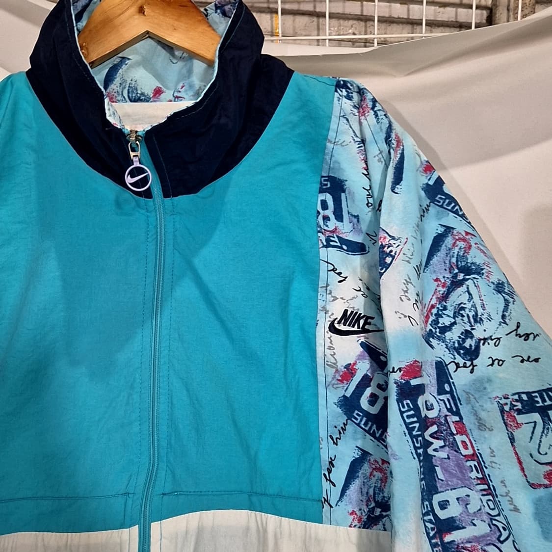 나이키 패턴 블루종 자켓 상품이미지2