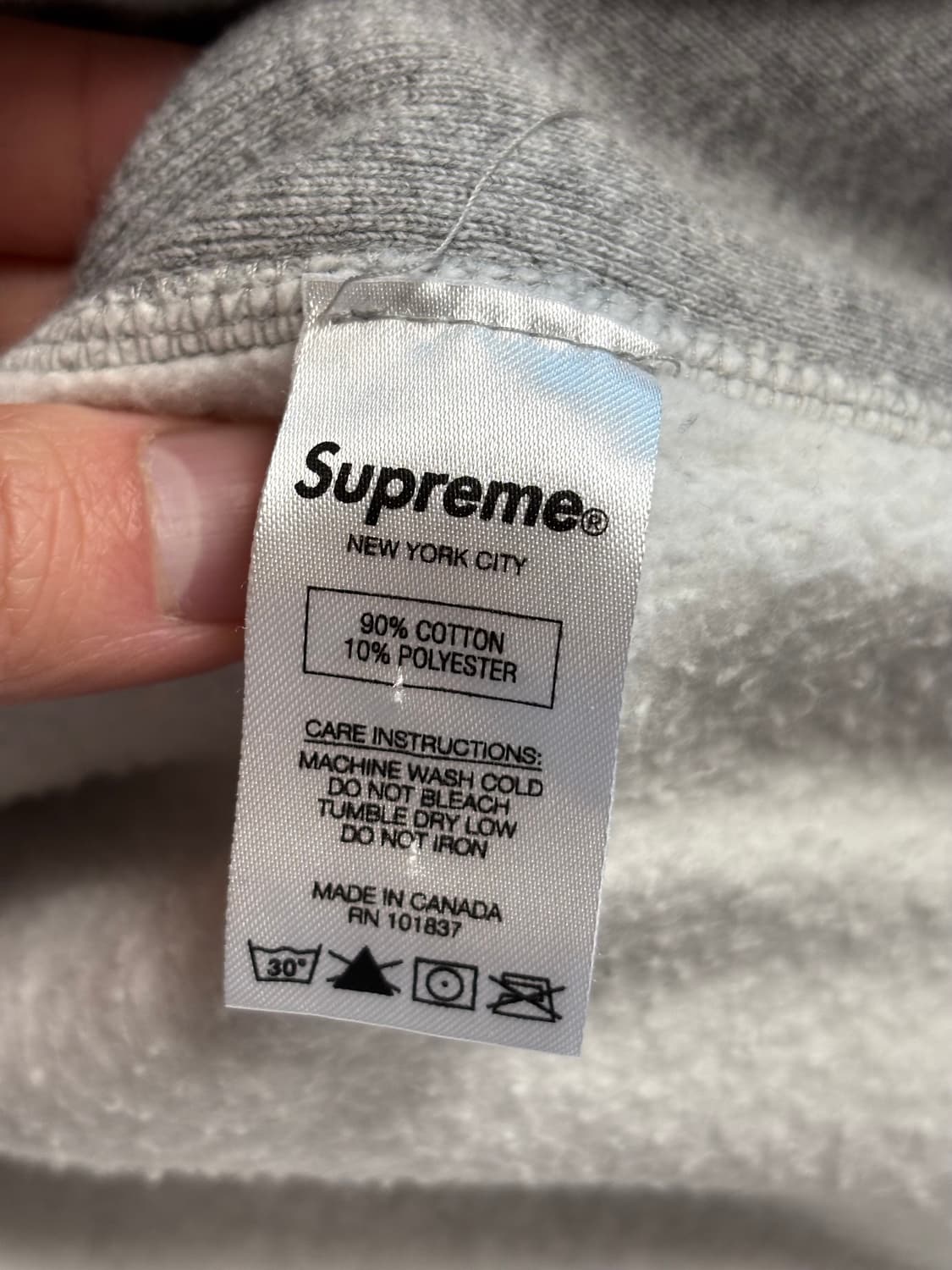 [L] 17FW 슈프림 박스로고 후드 회주 상품이미지6