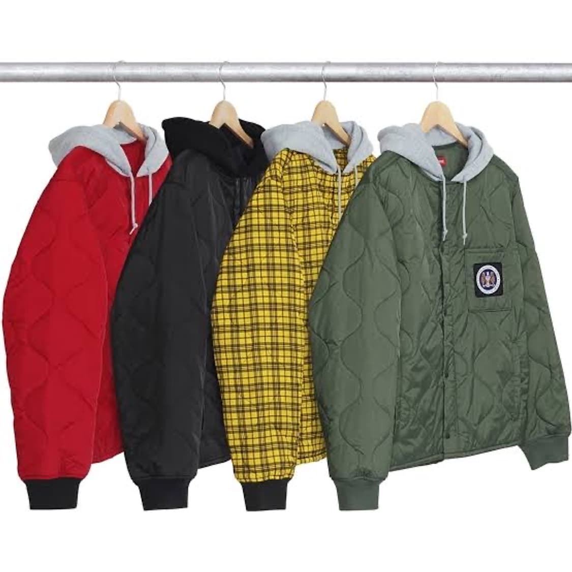 Supreme 슈프림 17fw 퀄티드 라이너 후드 자켓 상품이미지2