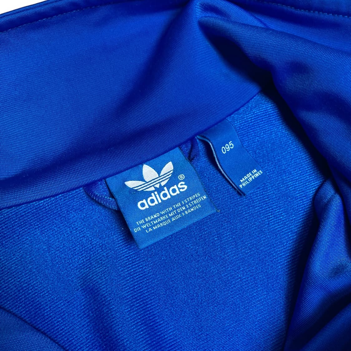 아디다스 오리지널 빅로고 블루 트랙탑 상품이미지5