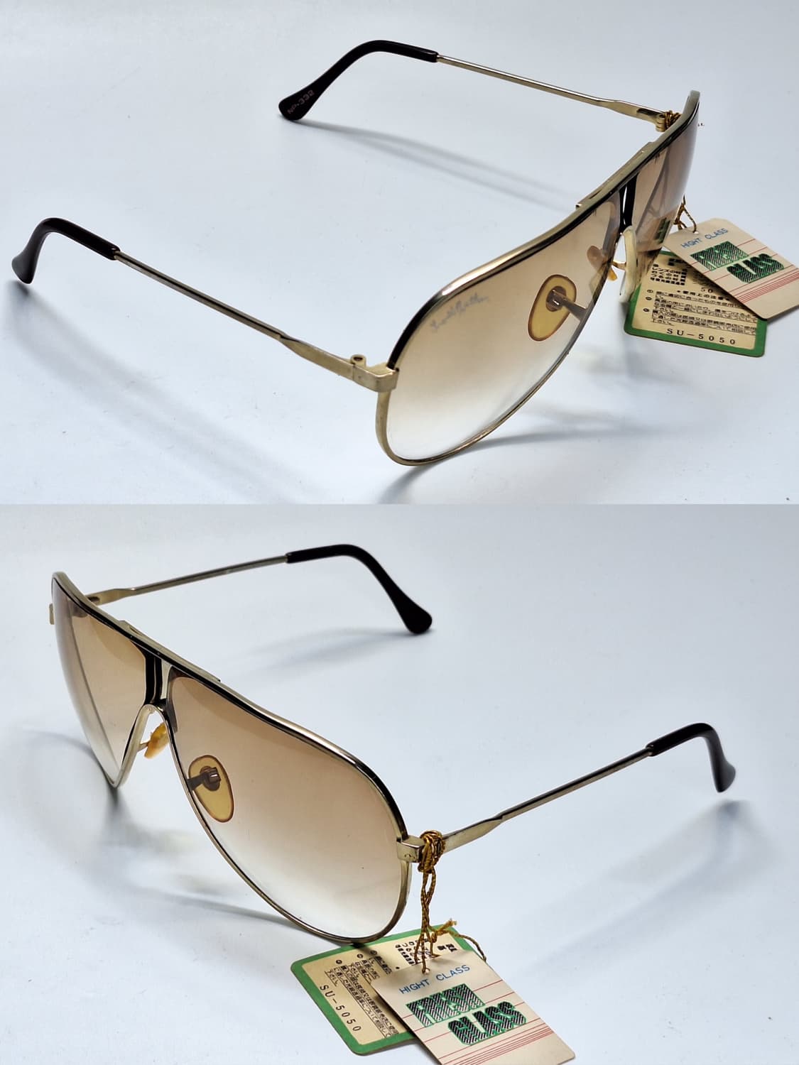 80s 일본제 빈티지 데드스톡 미사용/NP-332 선글라스 에비에이터 상품이미지7