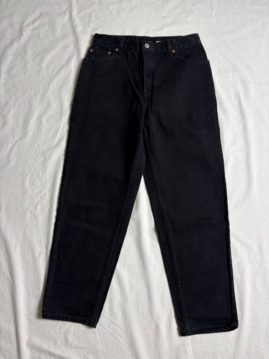 Levis 리바이스 블랙 데님팬츠 550 S 상품이미지1